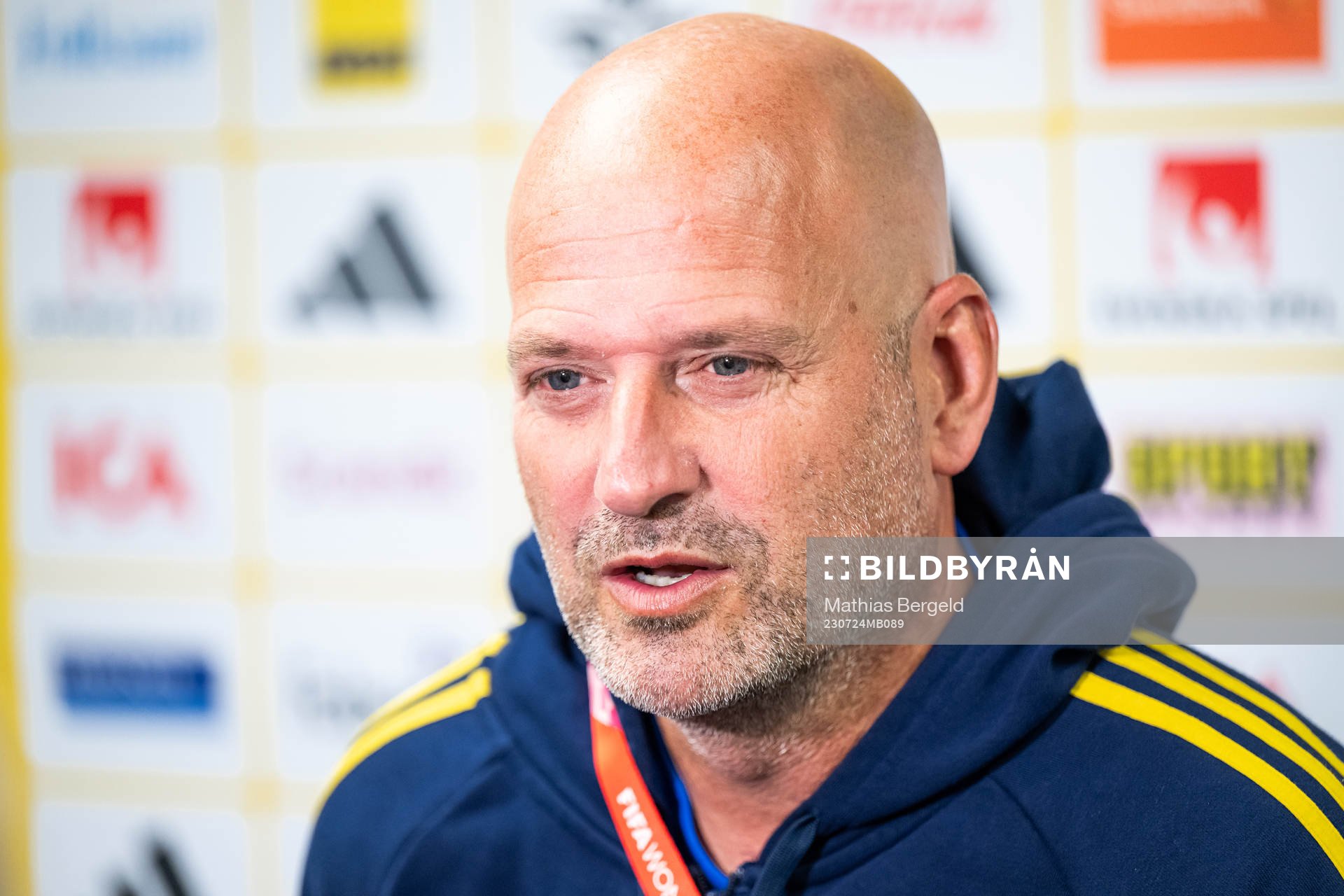 Assistant coach Magnus Wikman of the Swedish women's