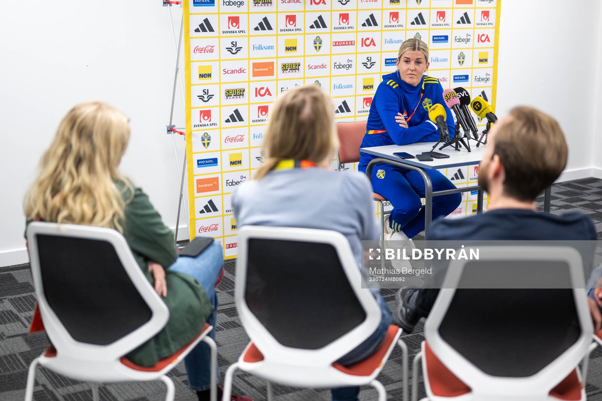 Olivia Schough of the Swedish women's national football