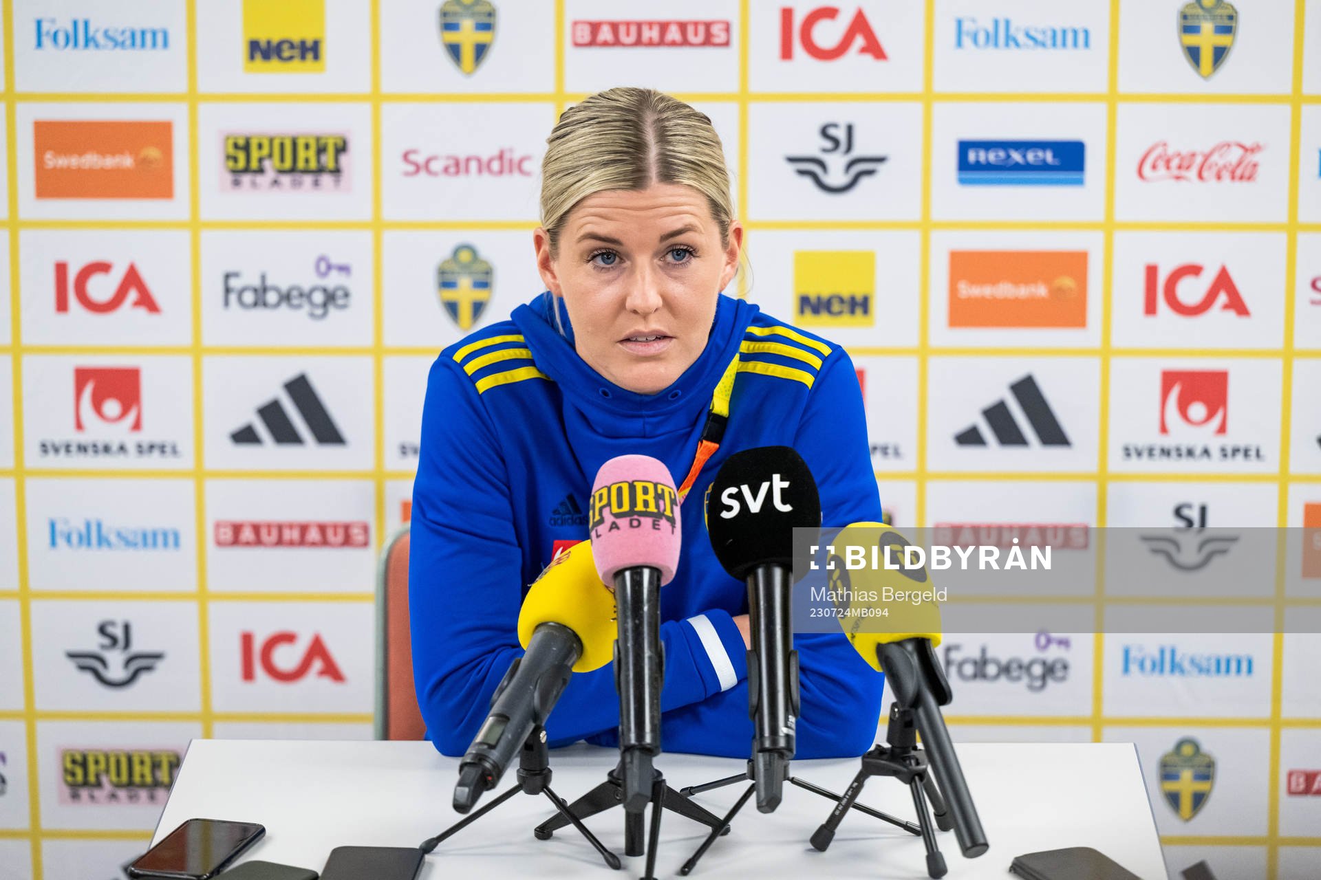 Olivia Schough of the Swedish women's national football