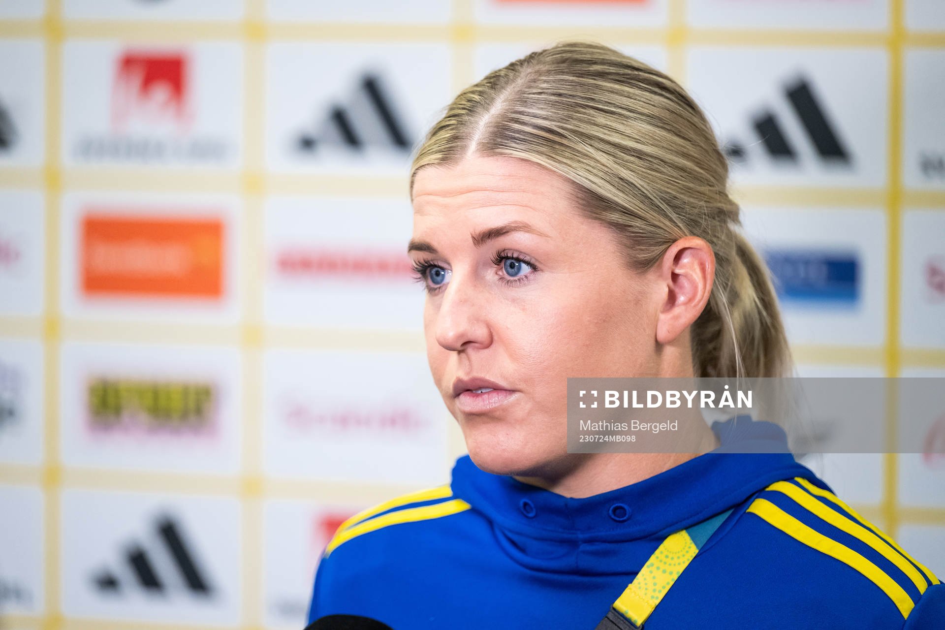 Olivia Schough of the Swedish women's national football