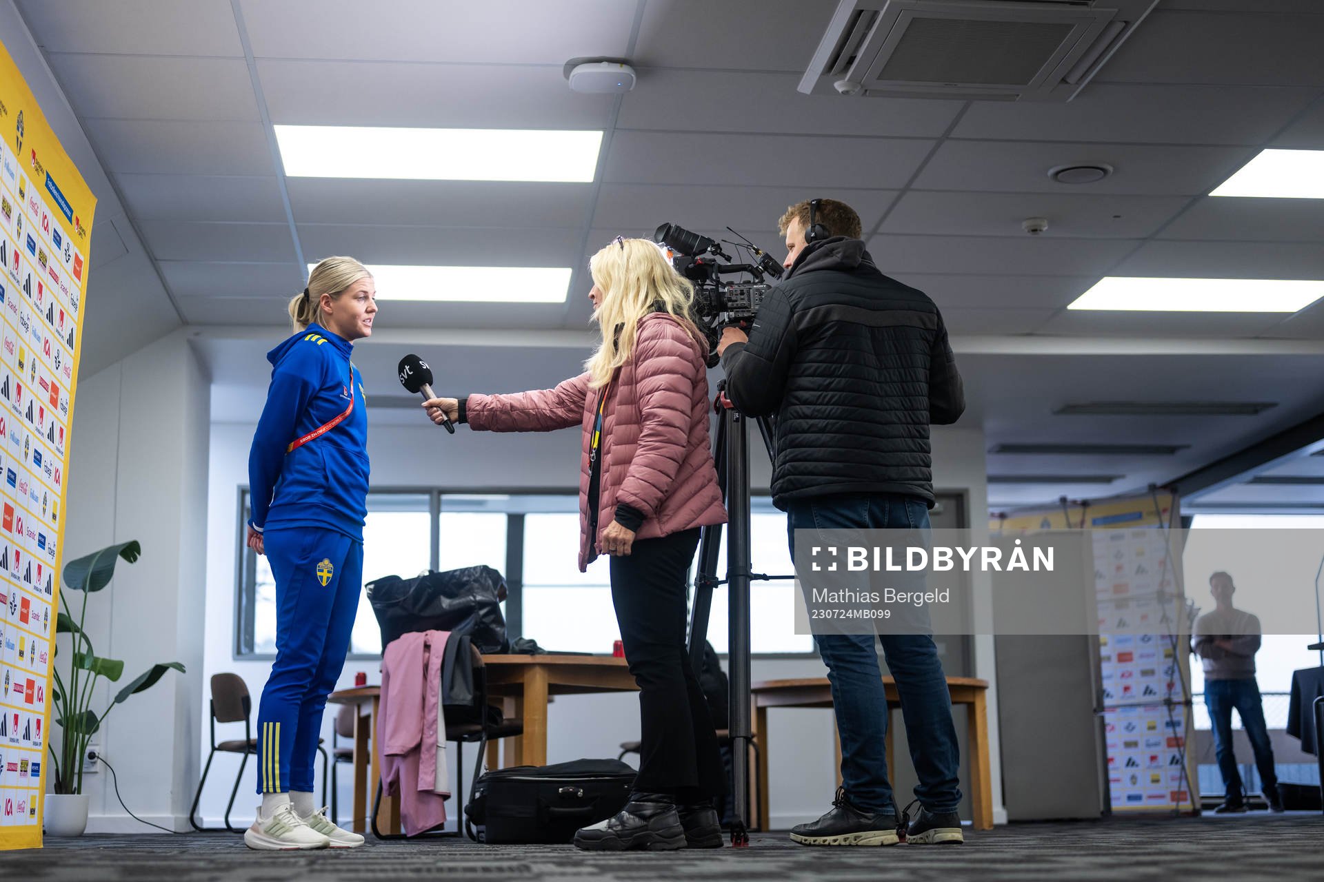 Olivia Schough of the Swedish women's national football