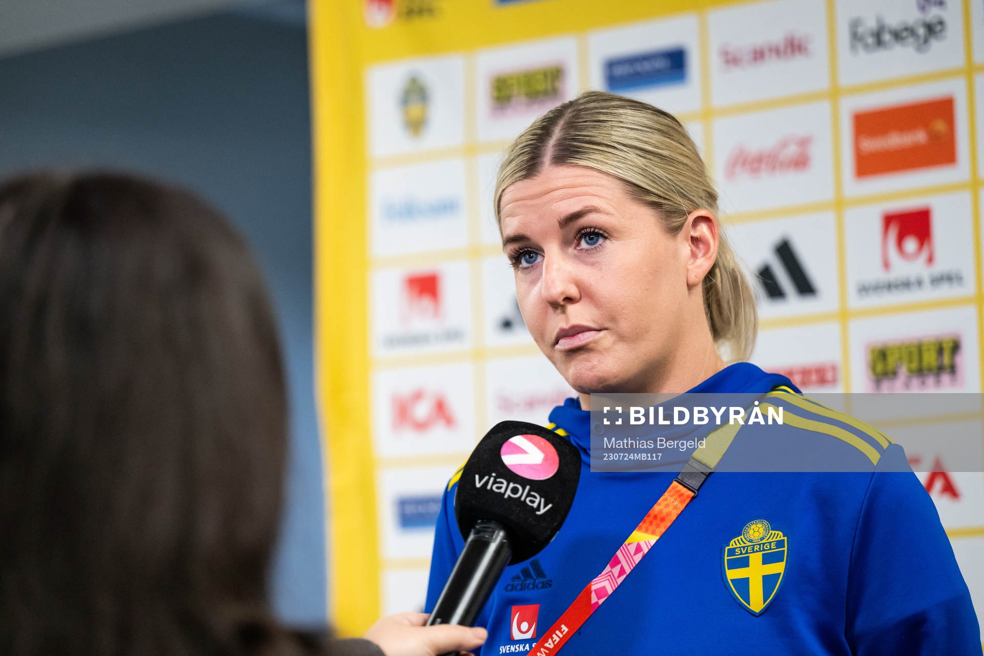 Olivia Schough of the Swedish women's national football