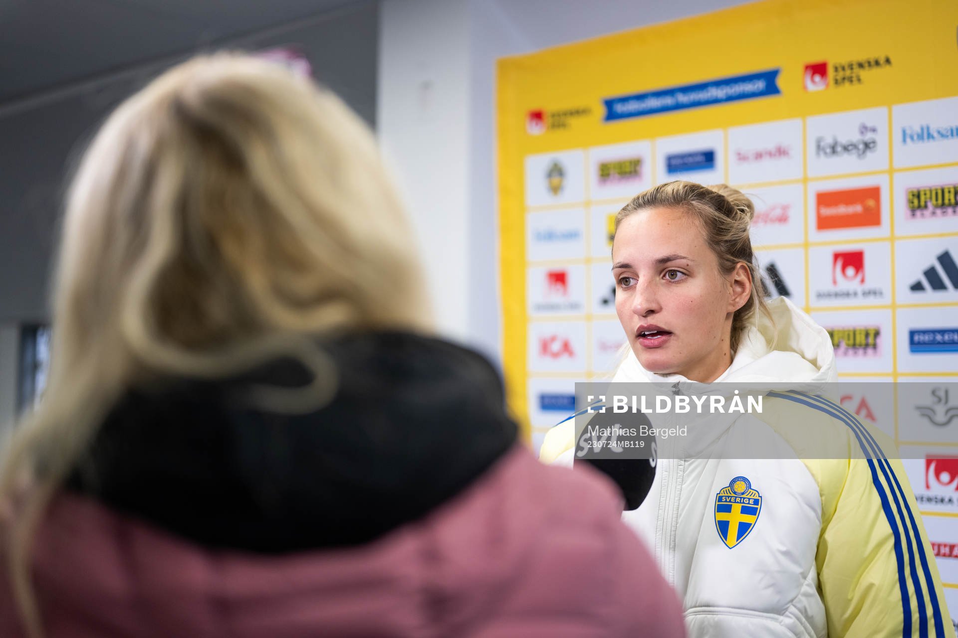 Nathalie Björn of the Swedish women's national football