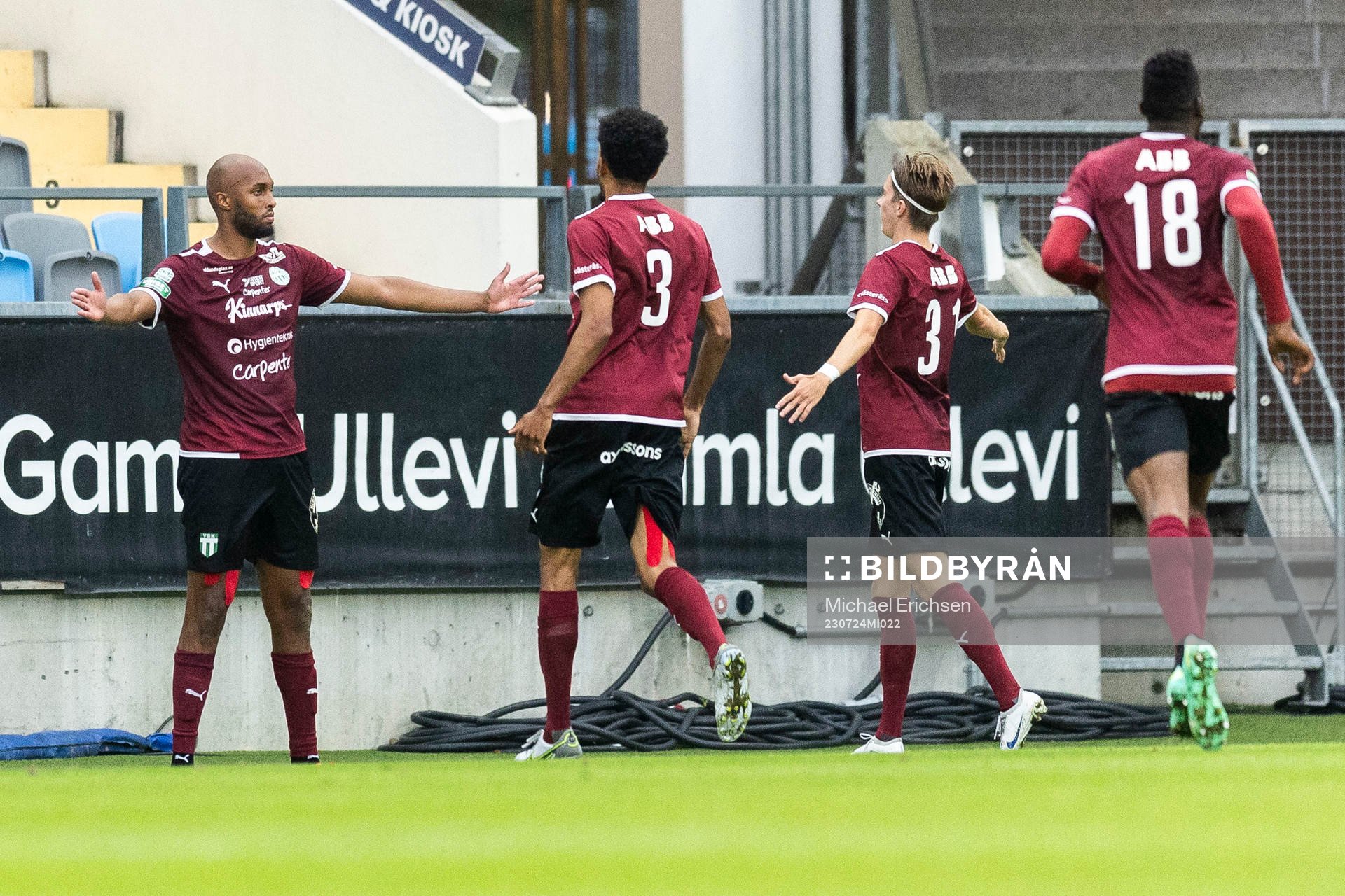 Västerås SKs Jabir Abdihakim Ali jublar
