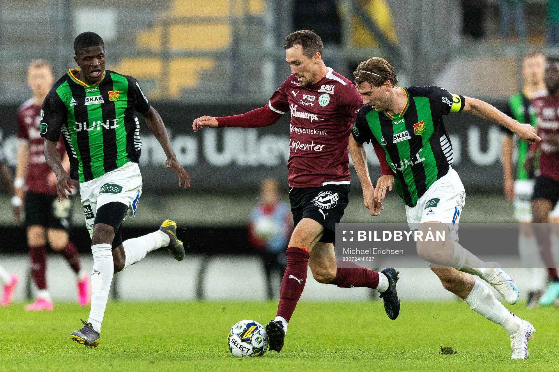 Västerås SKs Filip Tronet och GAIS August Wängberg