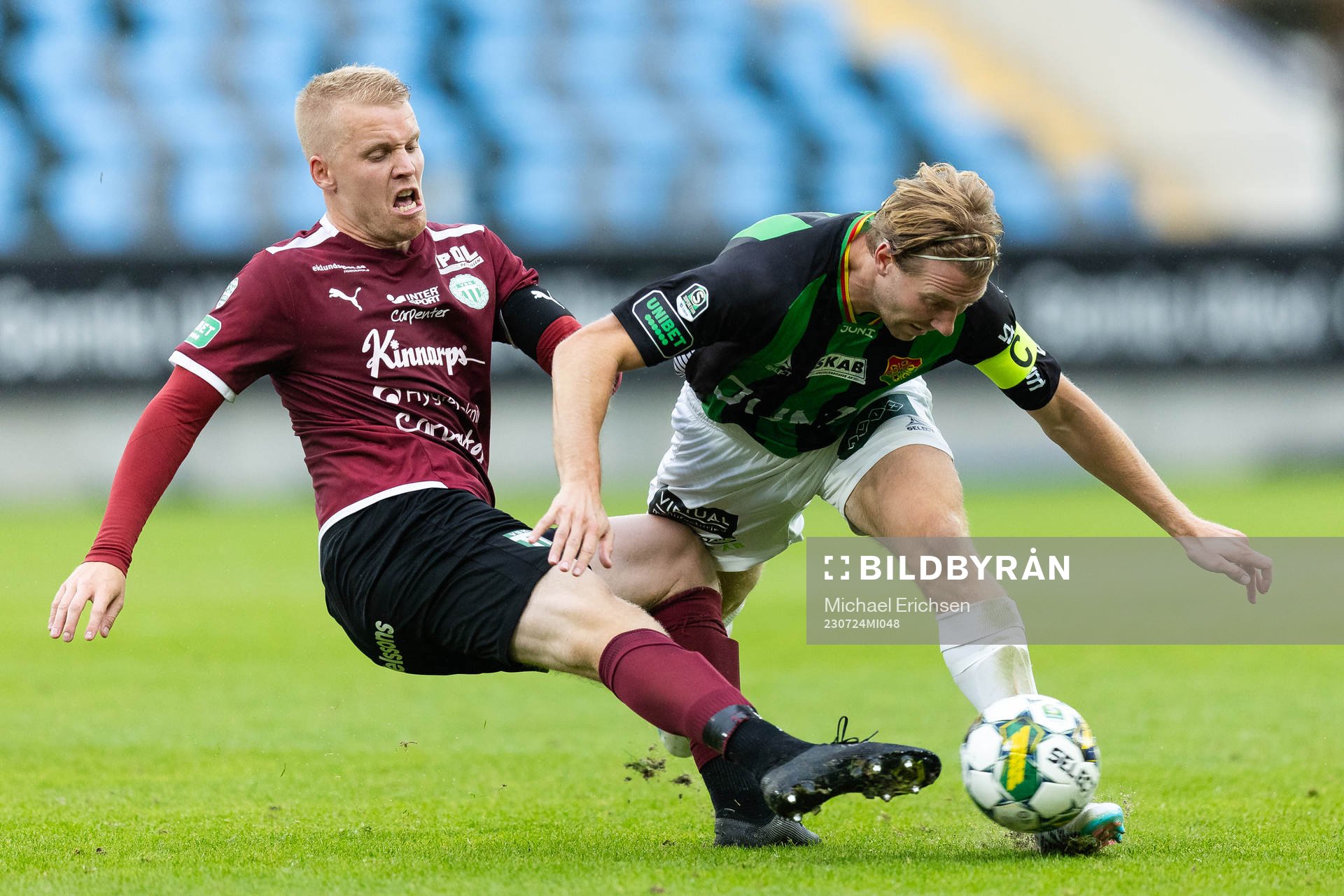 Västerås SKs Simon Johansson och GAIS August Wängberg