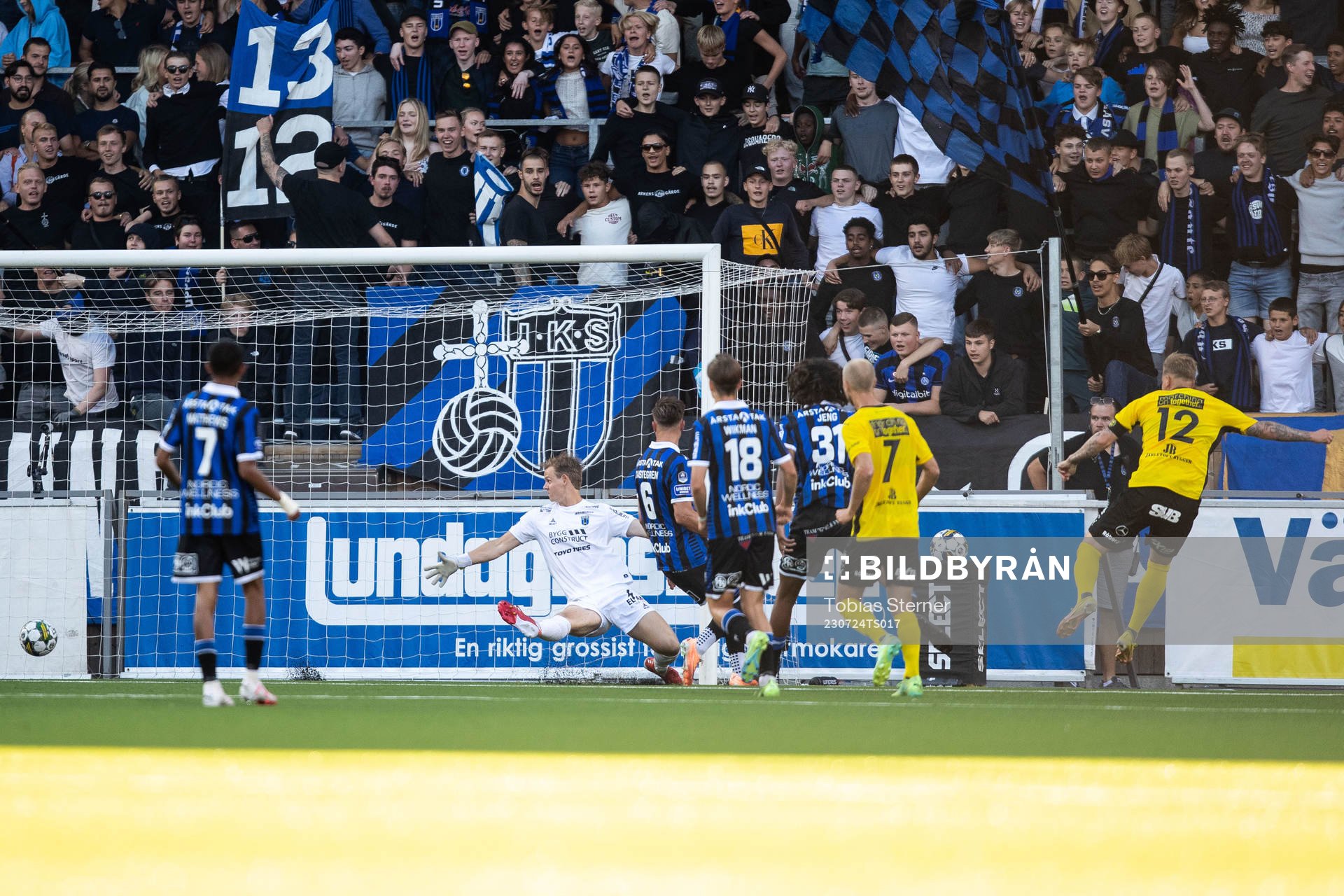Mjällbys David Löfquist gör 1-1