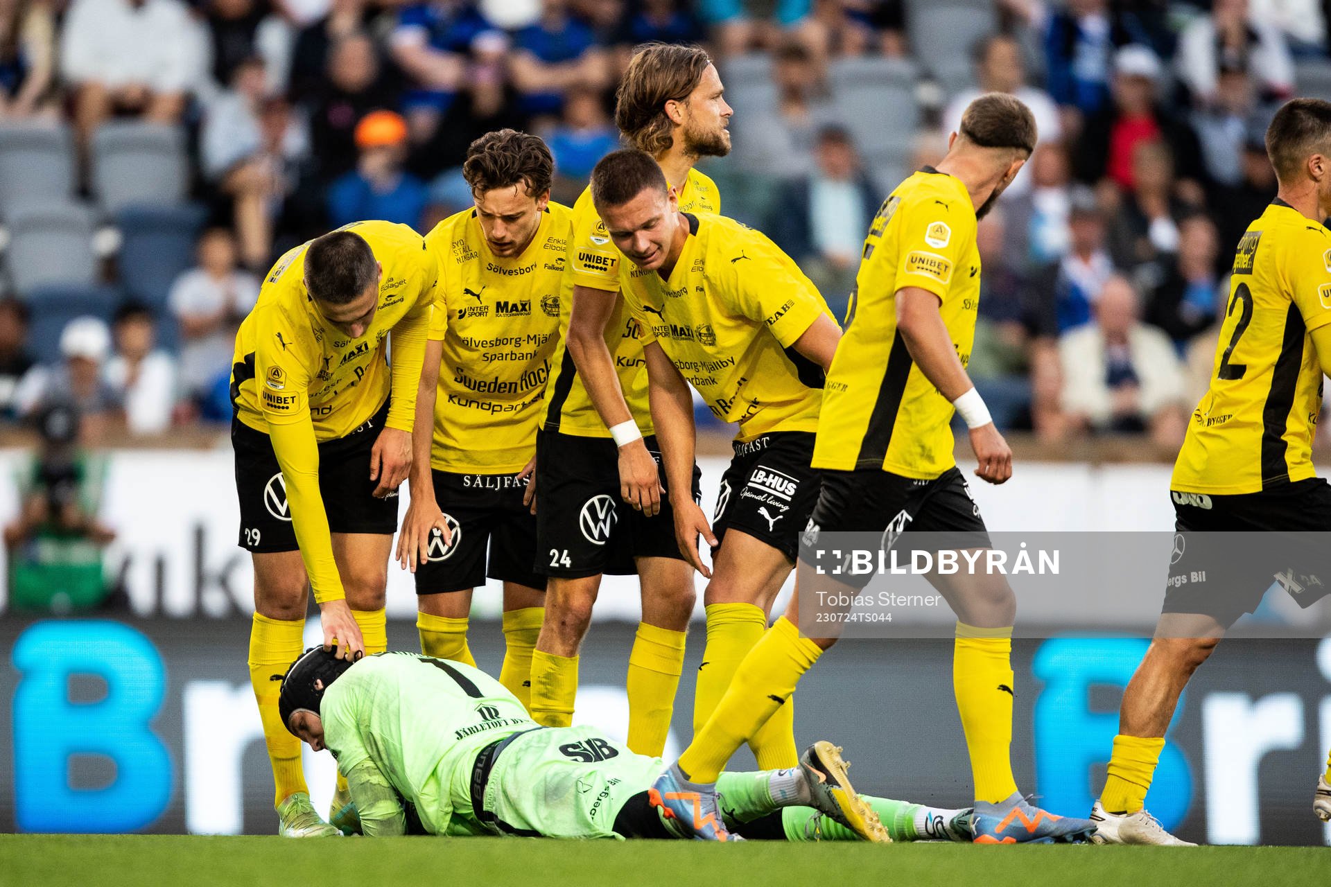 Mjällbys spelare jublar