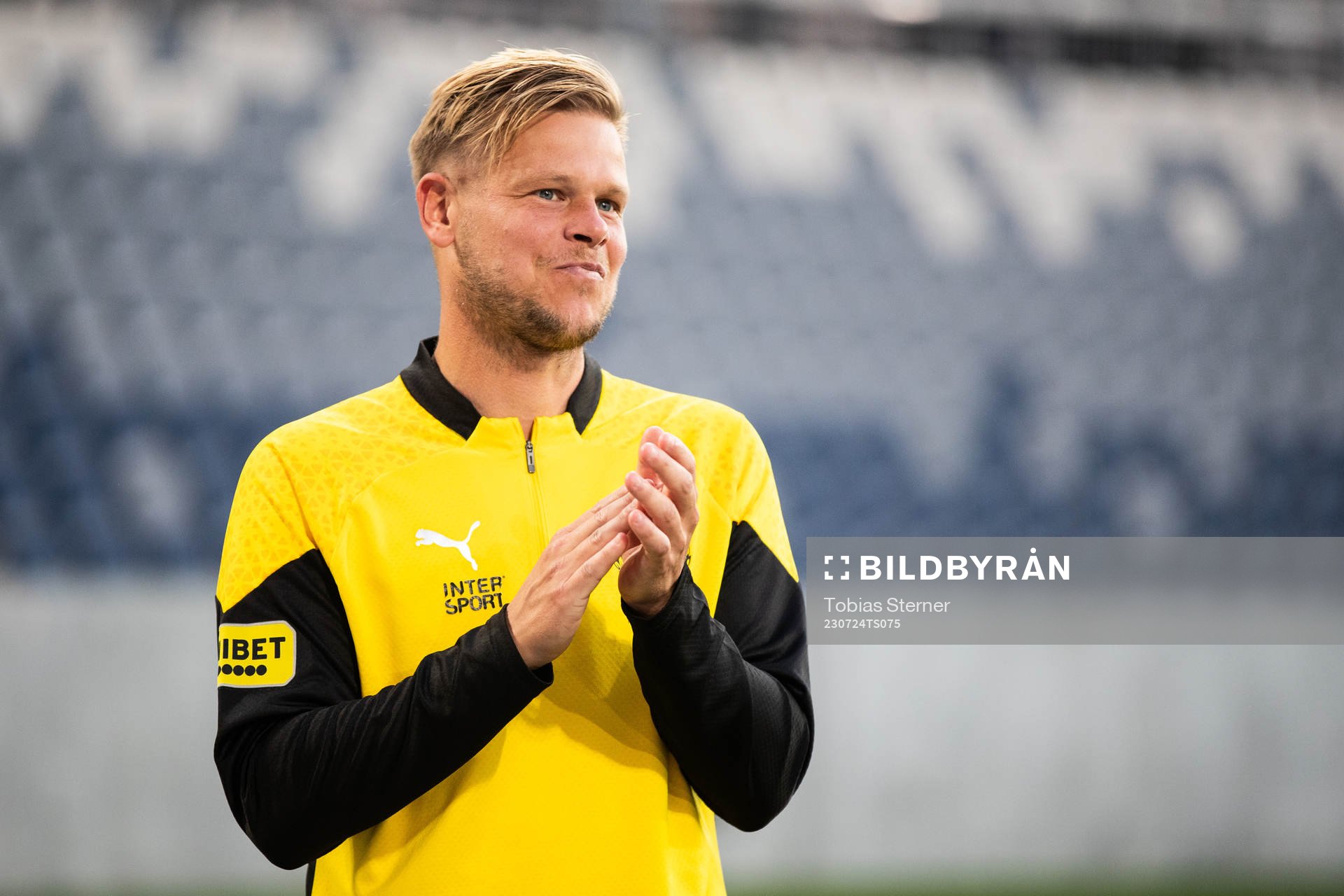 Mjällbys David Löfquist jublar