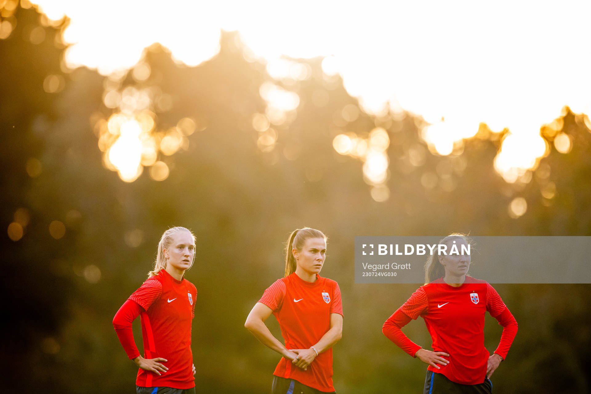 Amalie Eikeland, Emilie Bosshard Haavi and Marit Bratberg