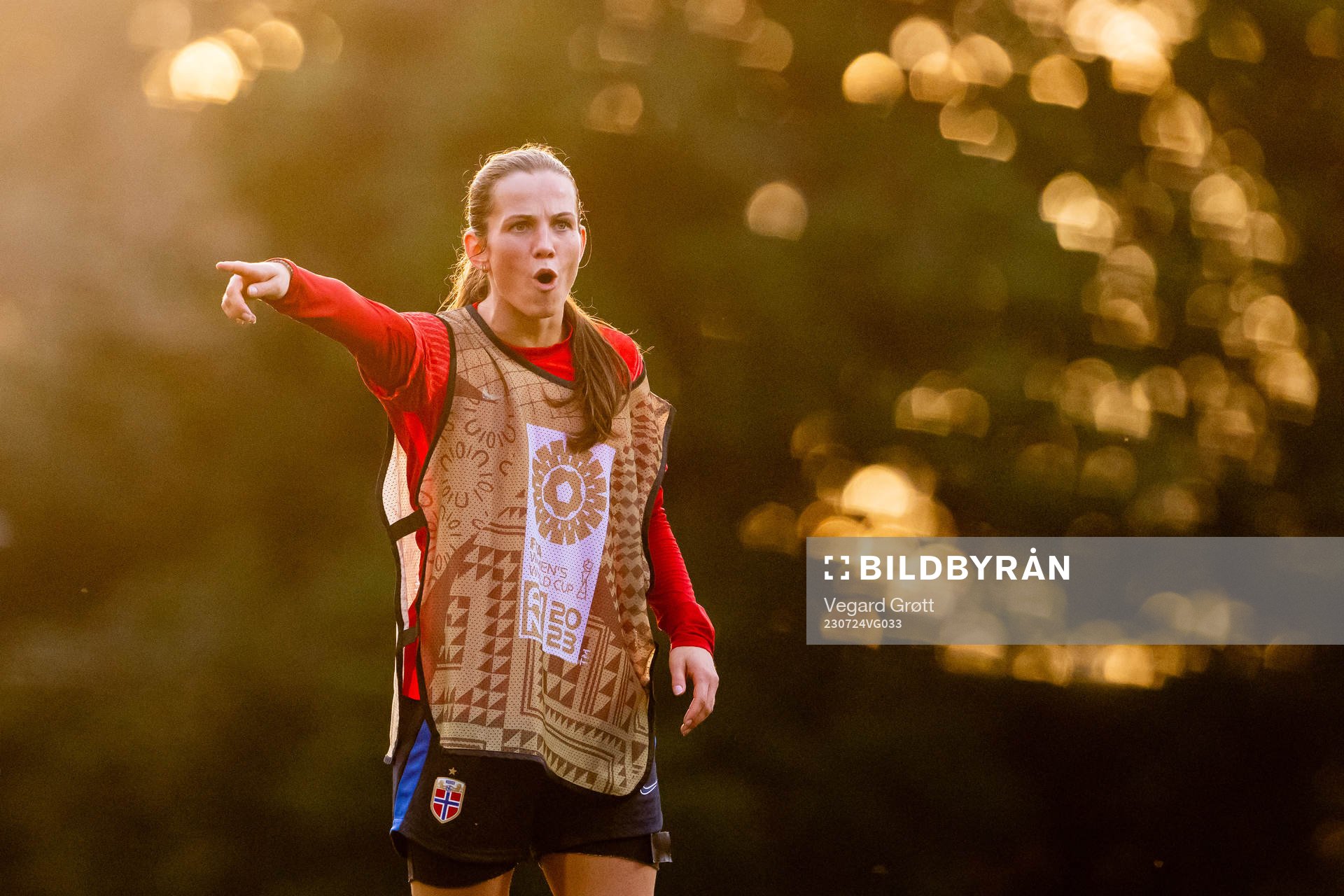 Tuva Hansen of the Norwegian women’s national football