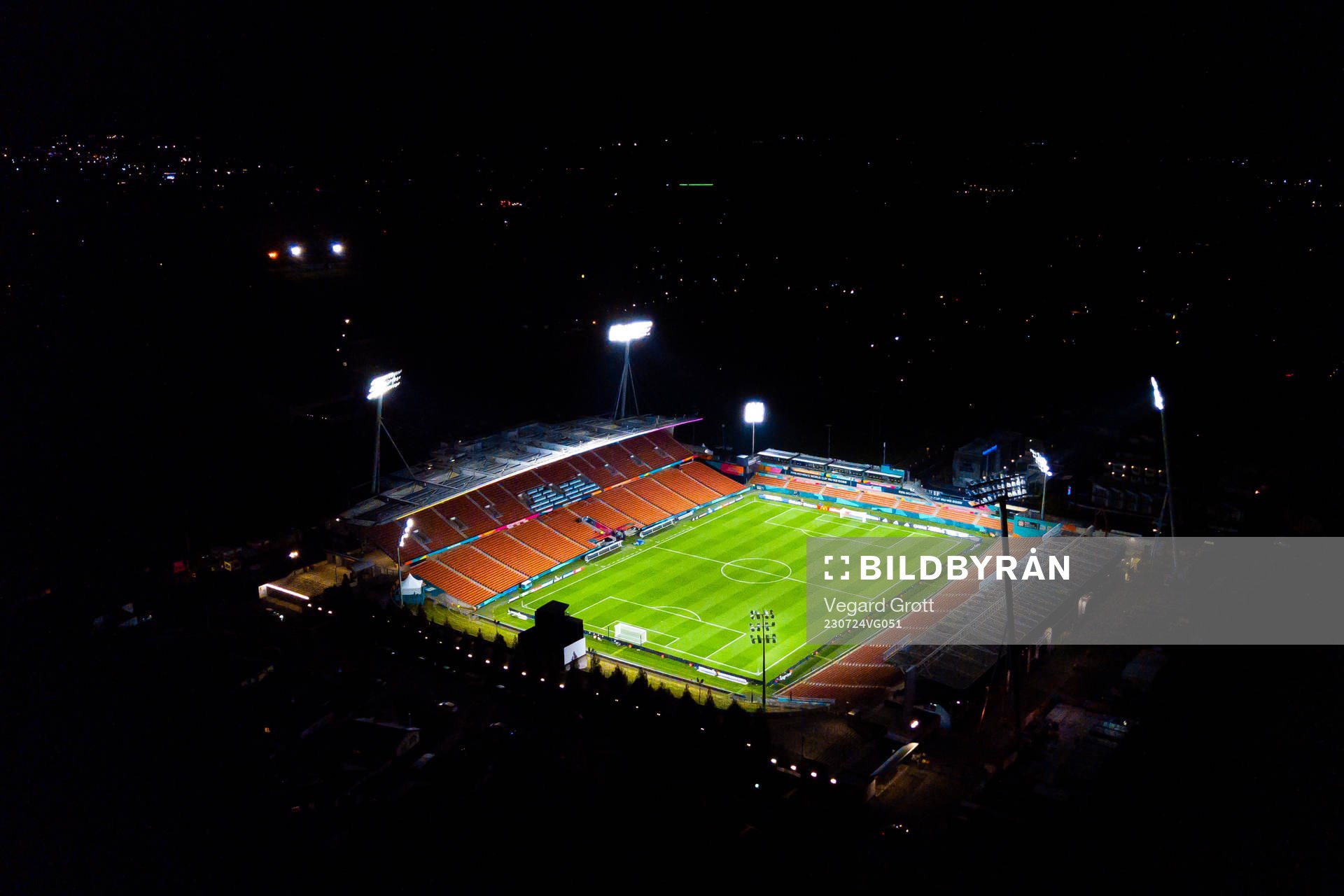 General view of Waikato Stadium