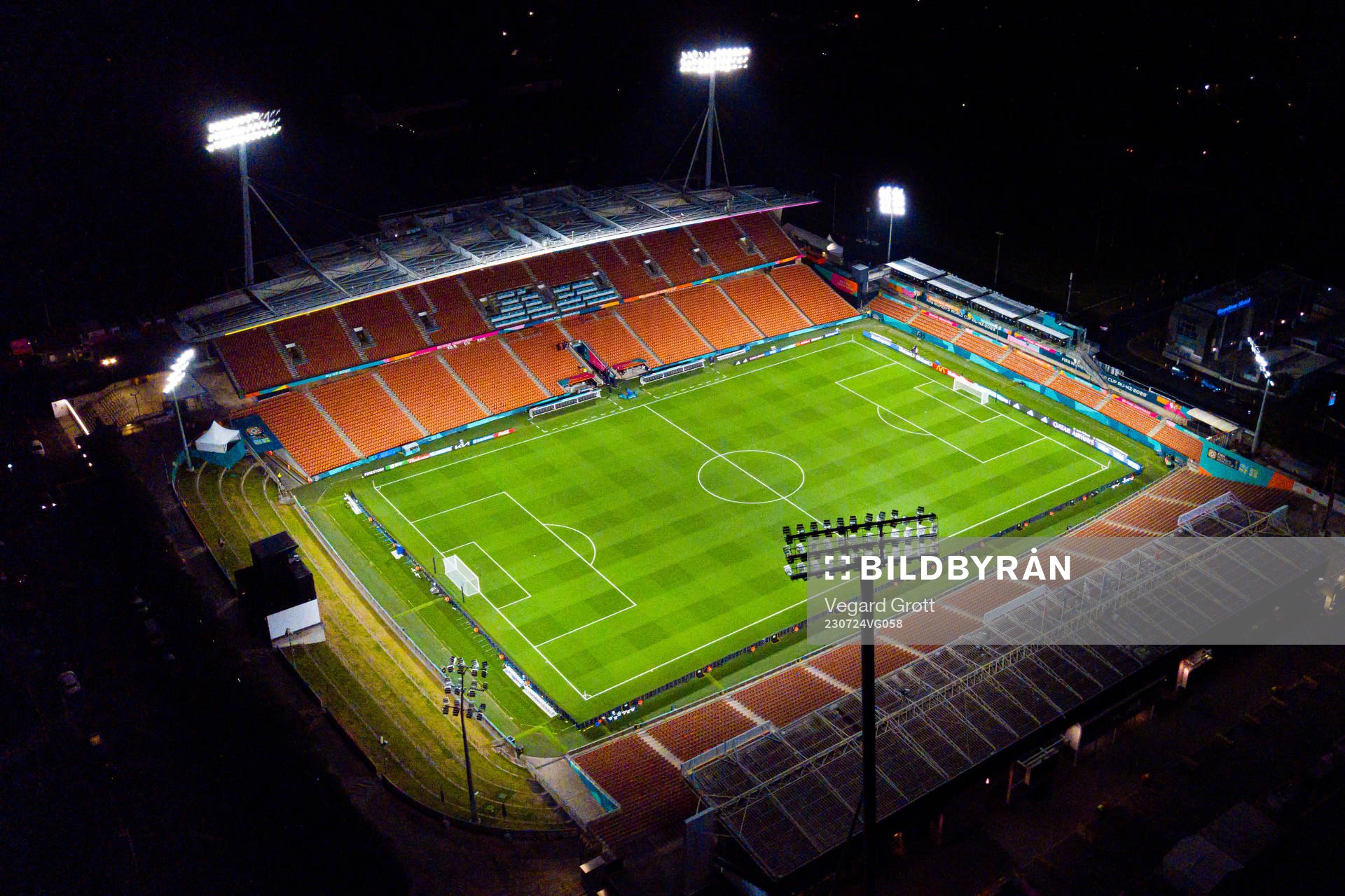 General view of Waikato Stadium