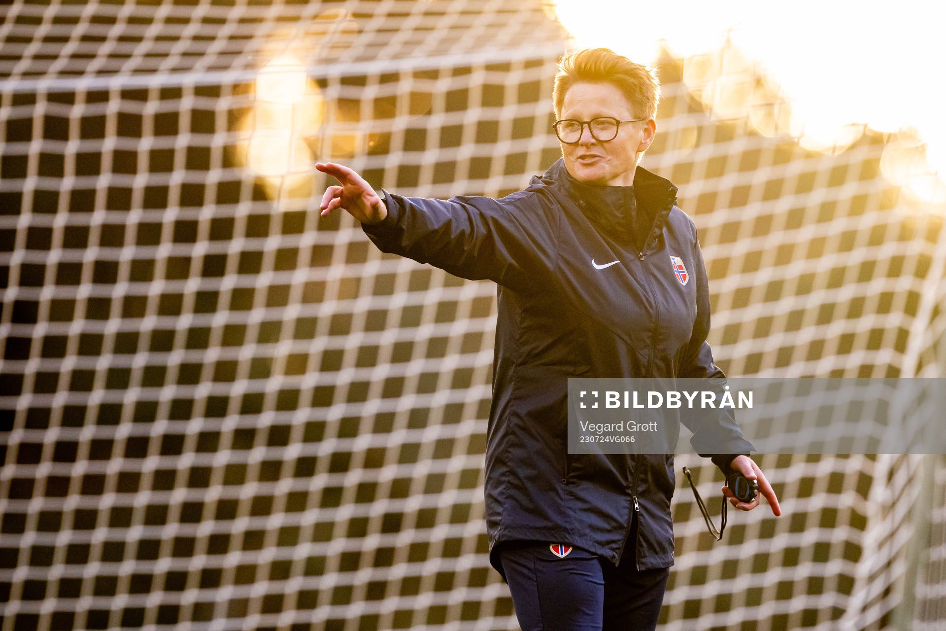 Monica Knudsen, assistant coach of the Norwegian women’s