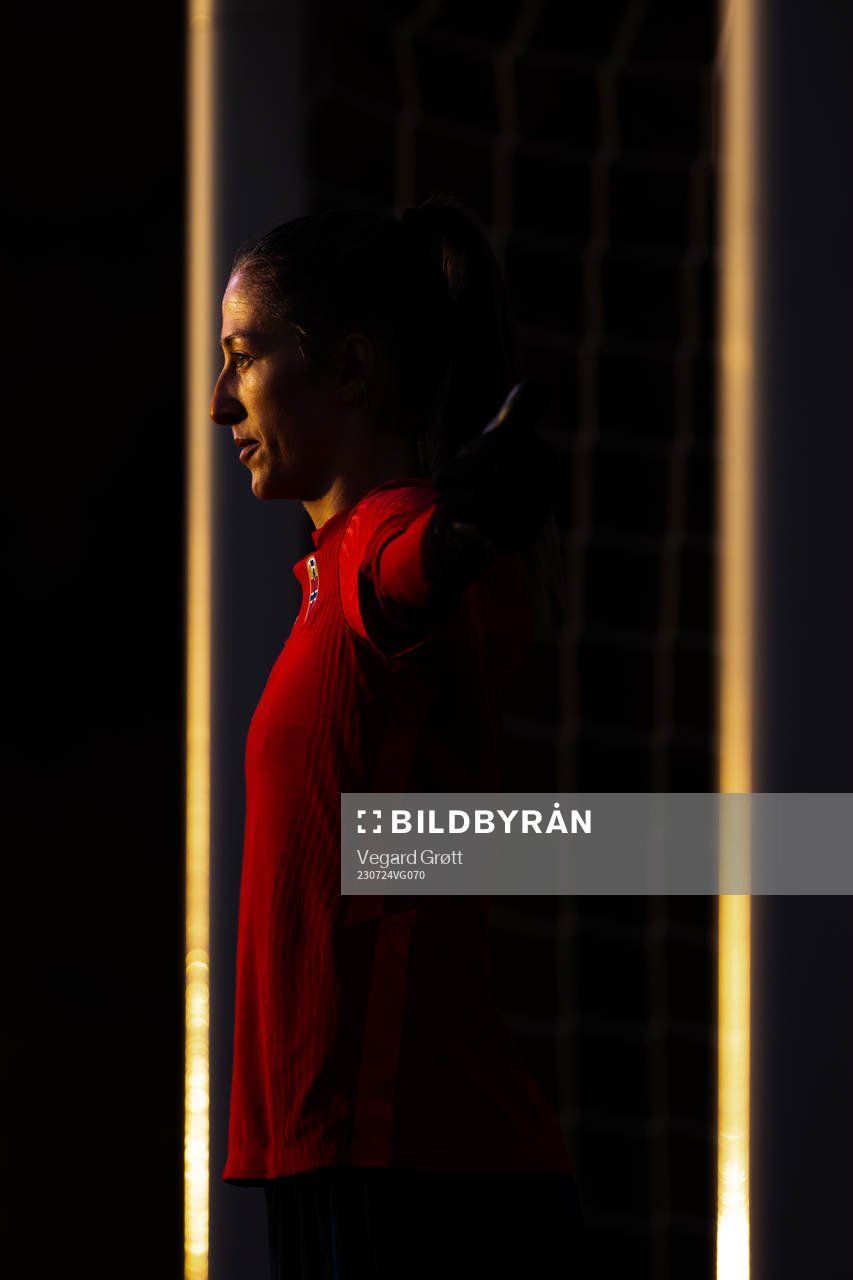 Goalkeeper Cecilie Fiskerstrand of the Norwegian women’s