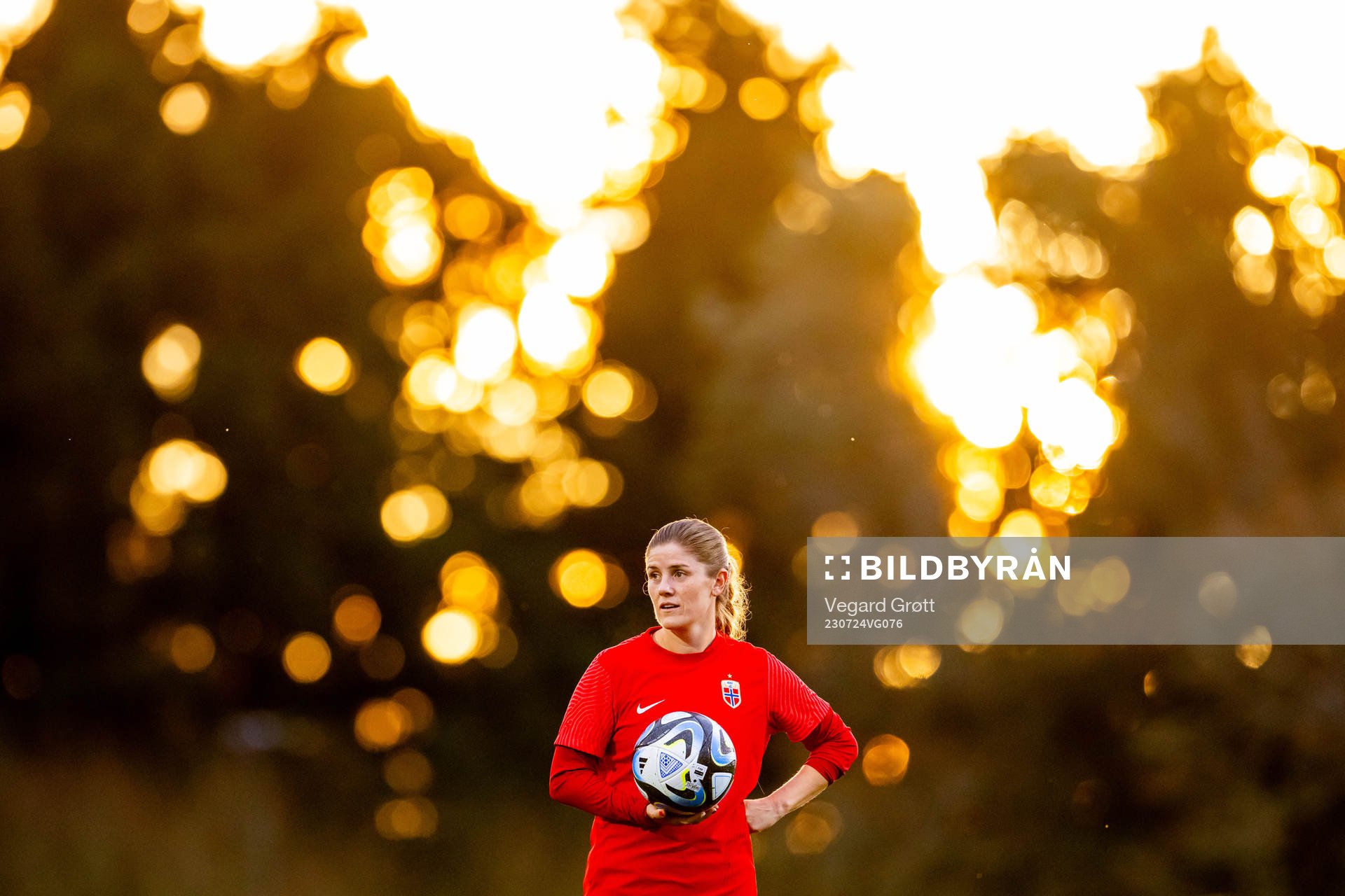 Maren Mjelde of the Norwegian women’s national football