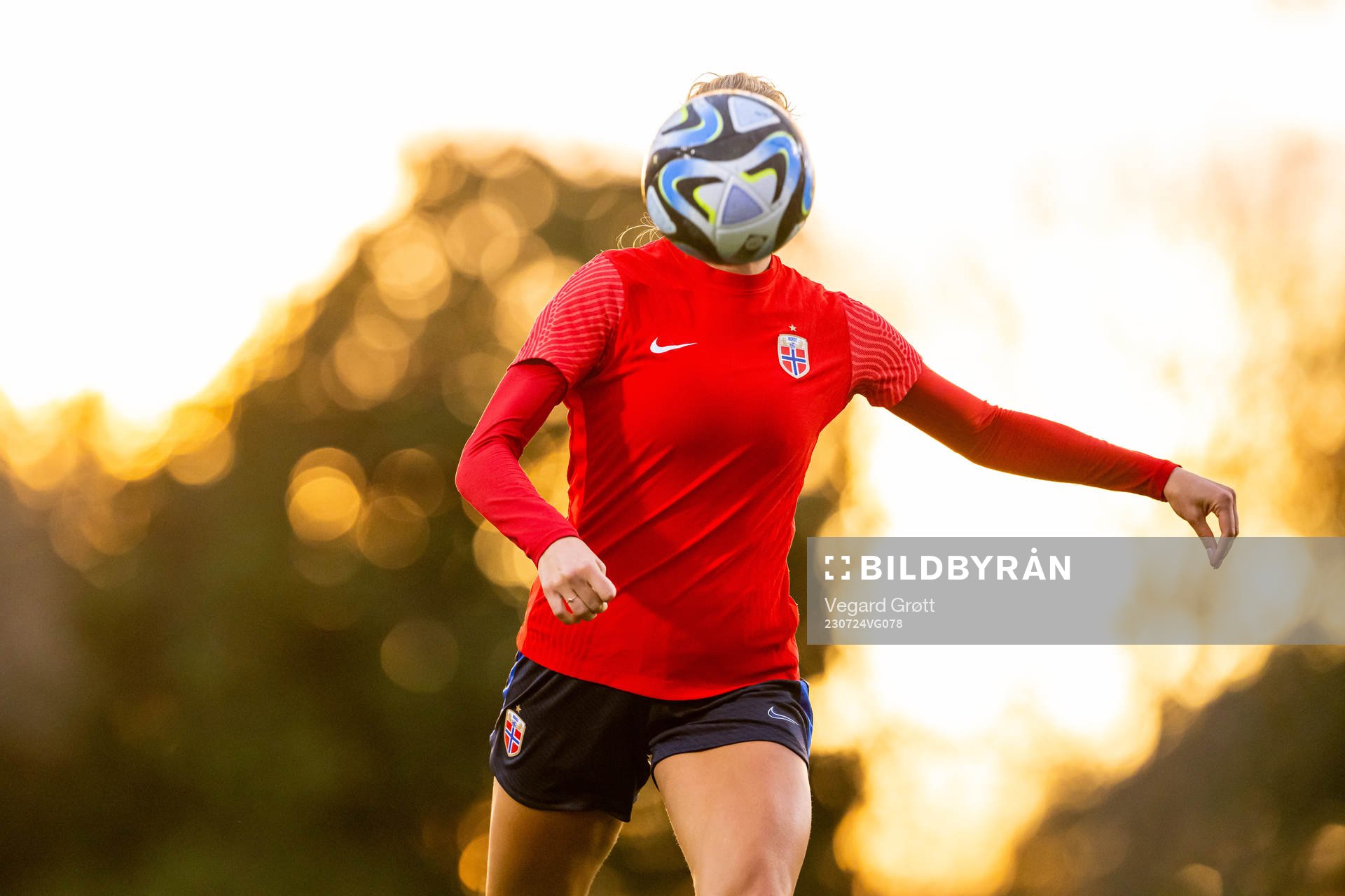 Guro Bergsvand of the Norwegian women’s national football
