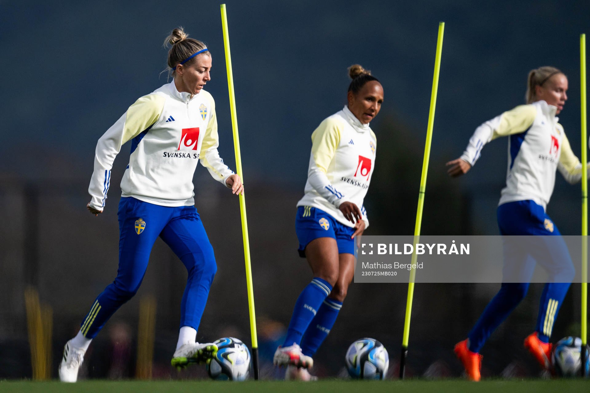 Linda Sembrant and Madelen Janogy of the Swedish women’s
