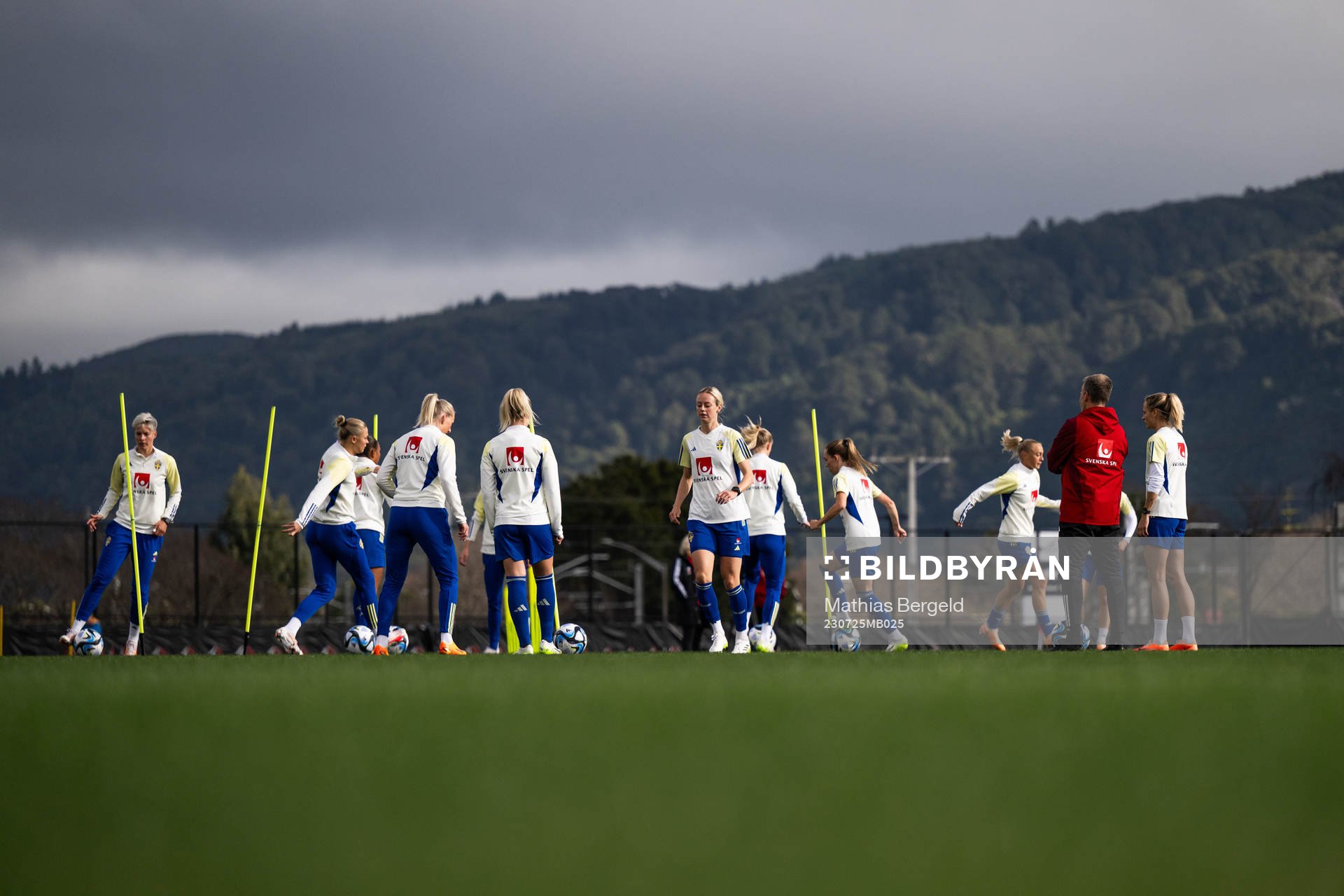 Players of the Swedish women’s national football team at