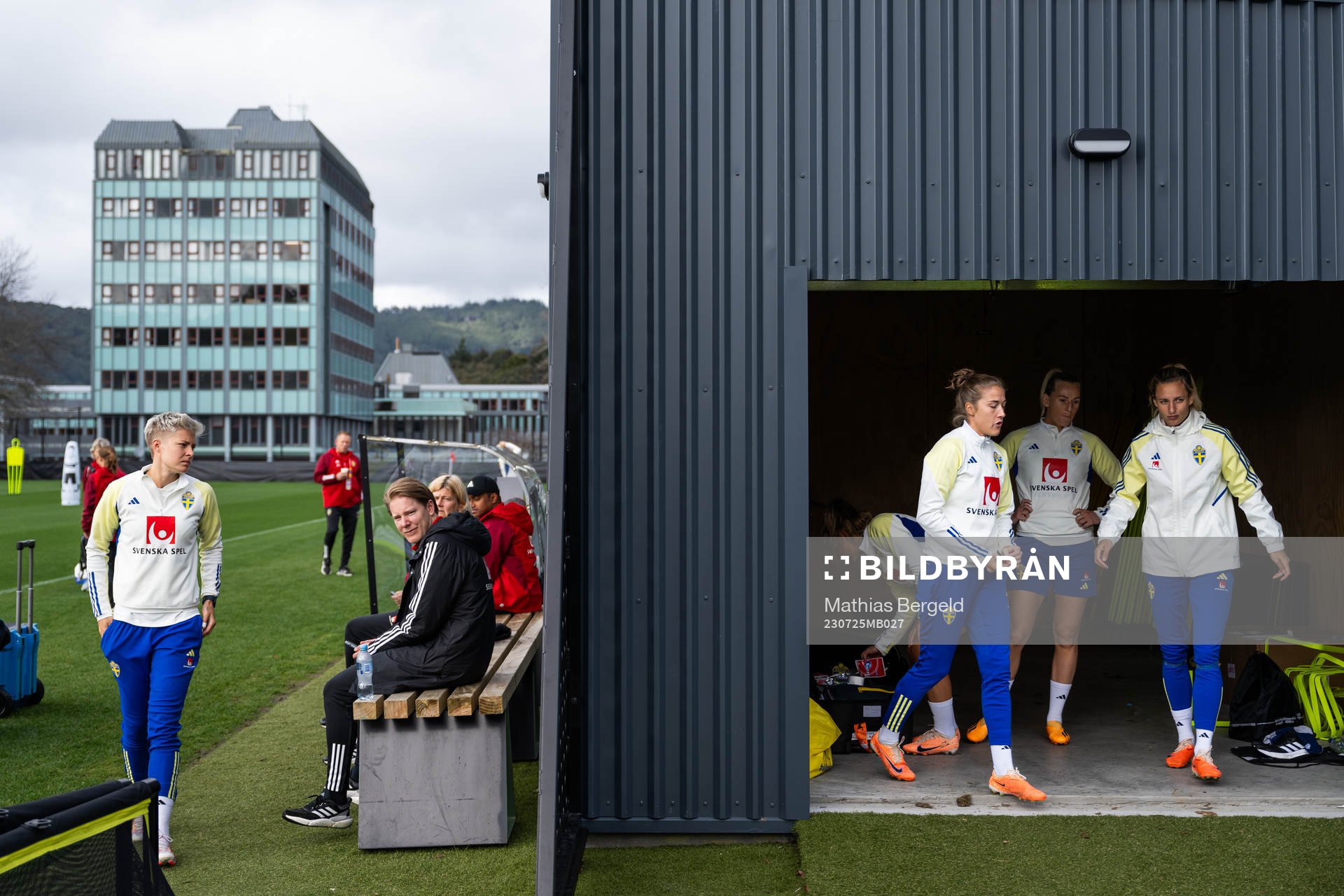 Lina Hurtig, Filippa Angeldahl, Stina Blackstenius and