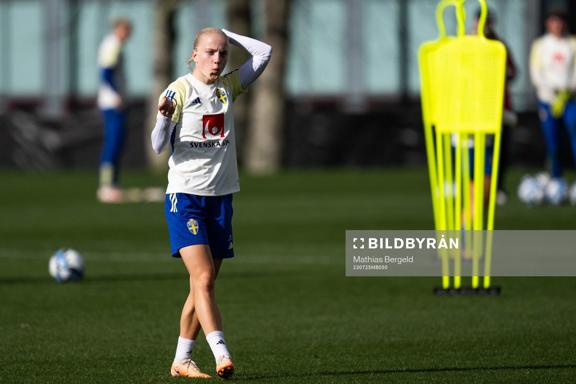 Anna Sandberg of the Swedish women’s national football