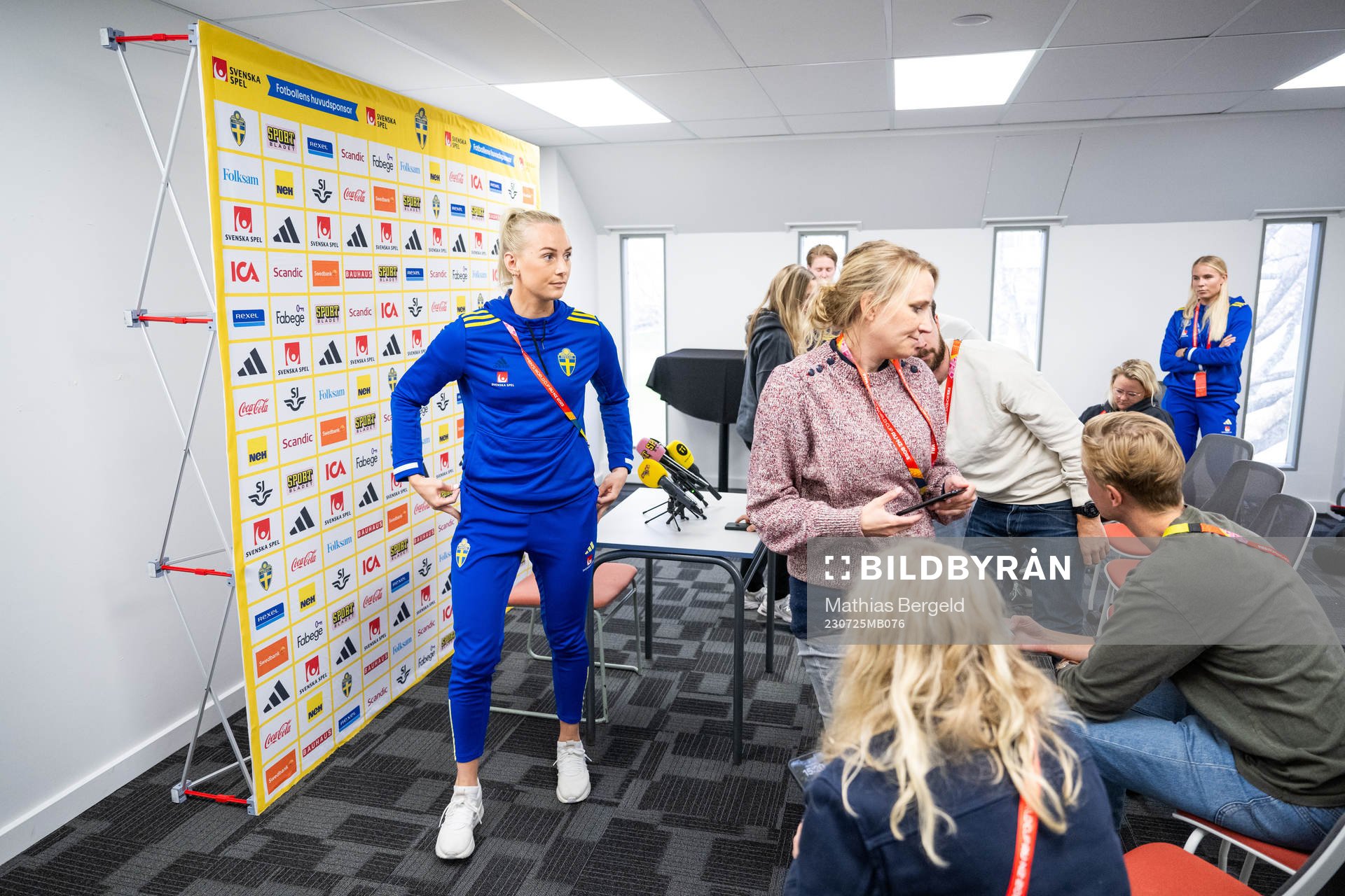 Stina Blackstenius of the Swedish women's football team at