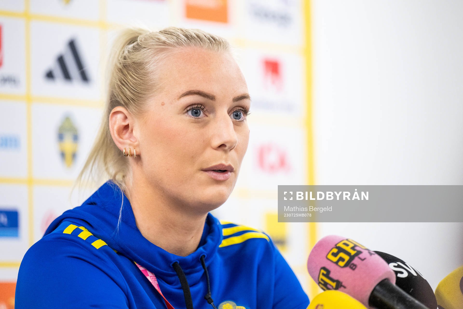 Stina Blackstenius of the Swedish women's football team at