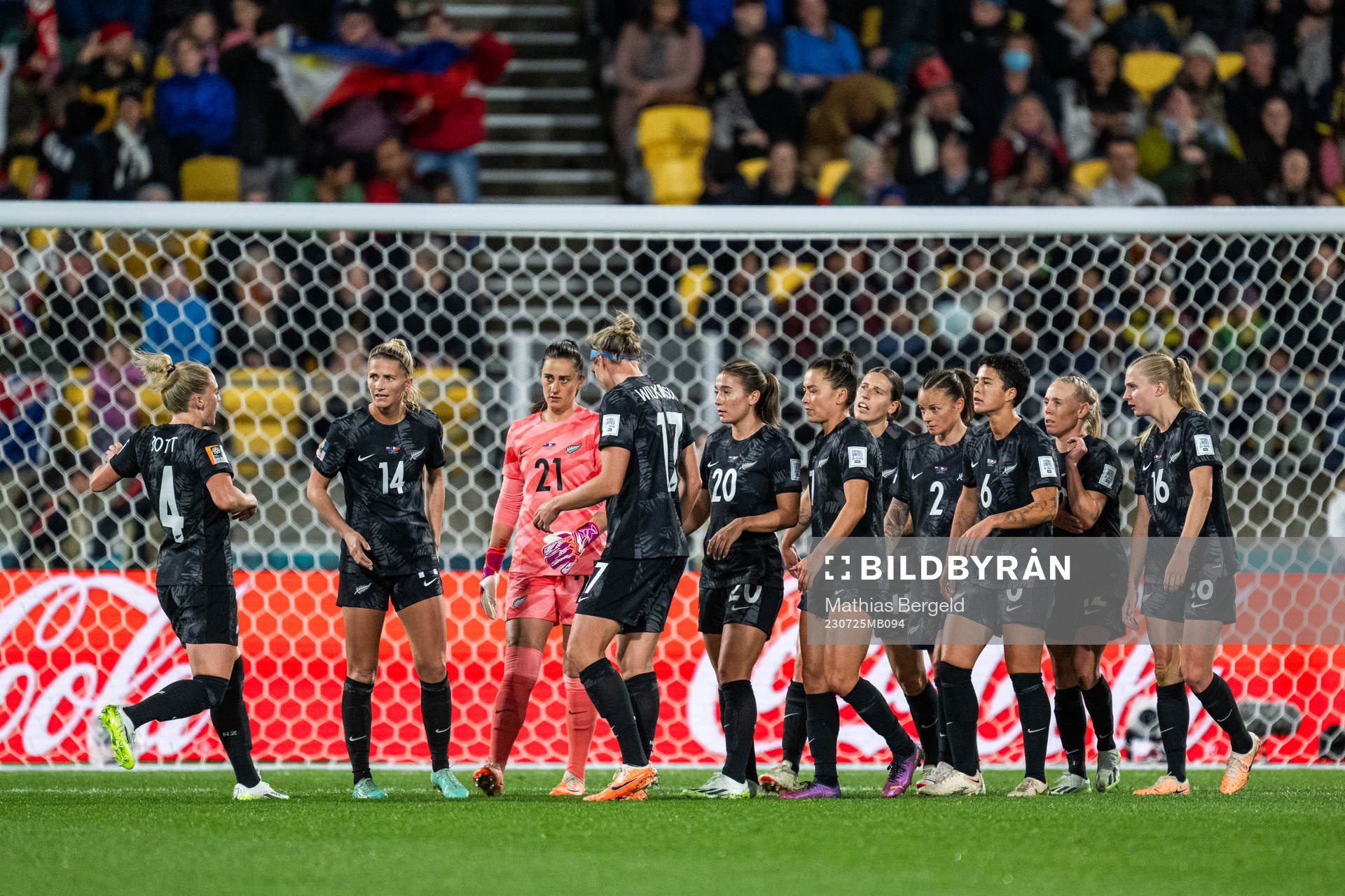 Players of New Zealand looks dejected