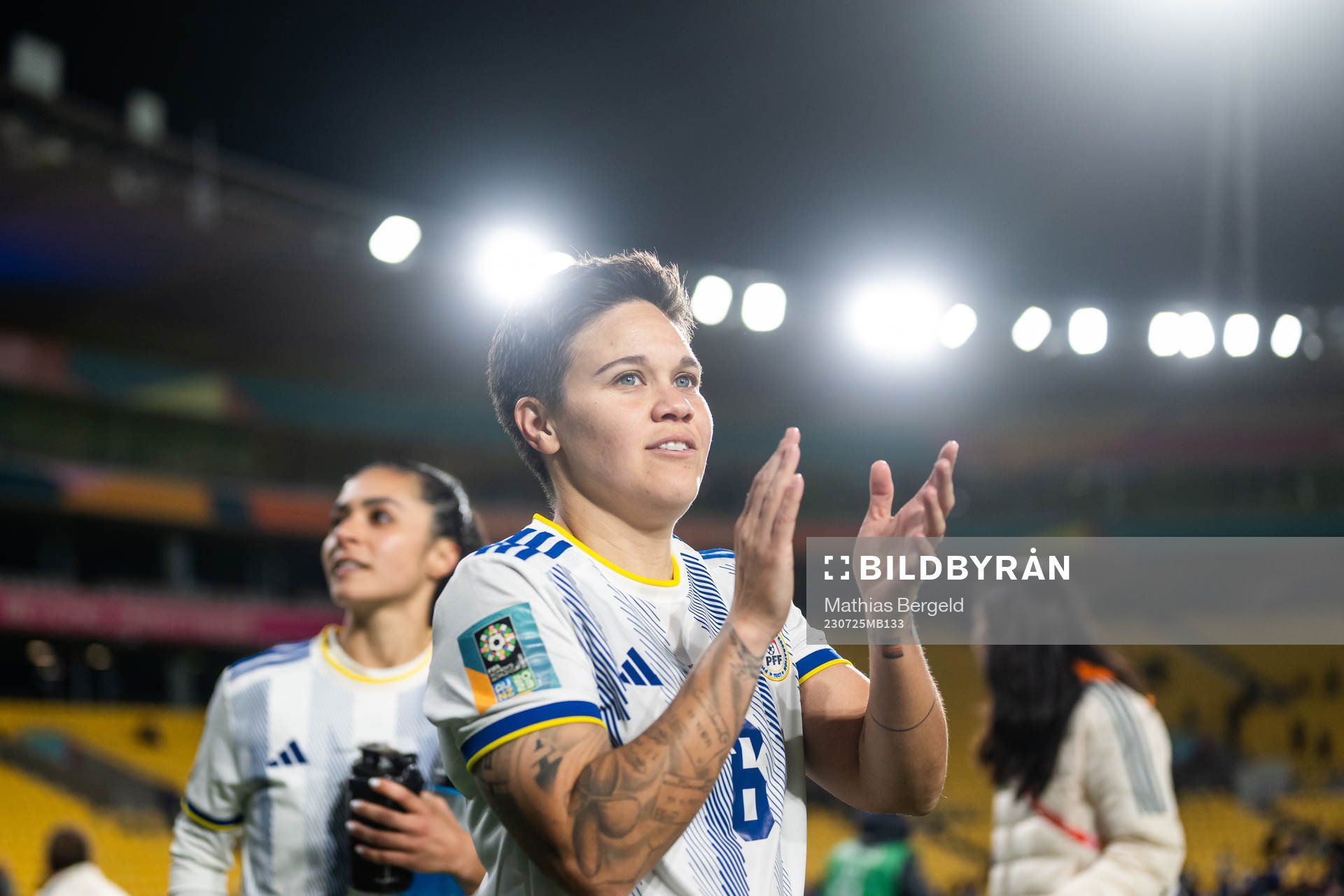 Tahnai Annis of Philippines celebrates