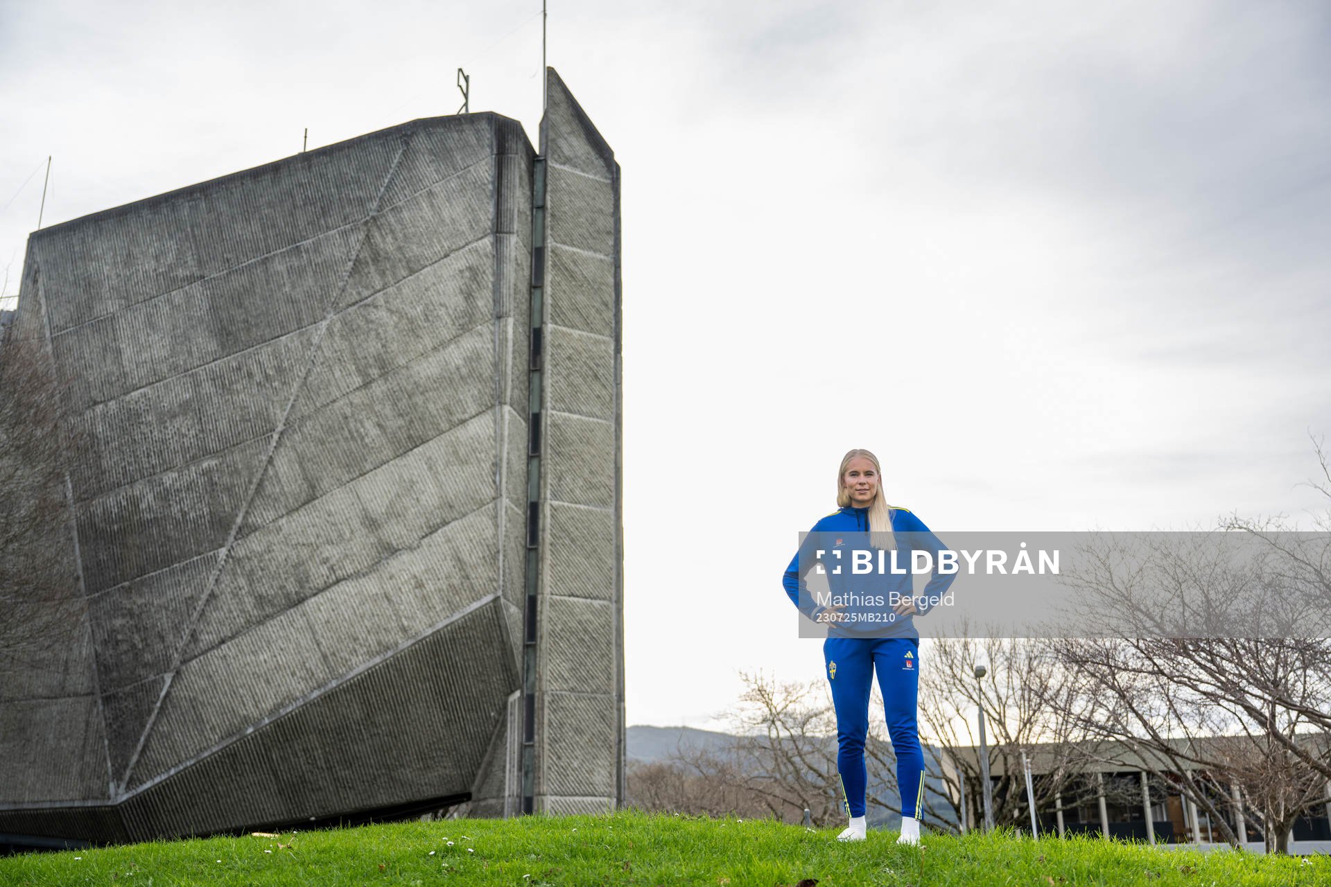 Stina Lennartsson of the Swedish women's football team