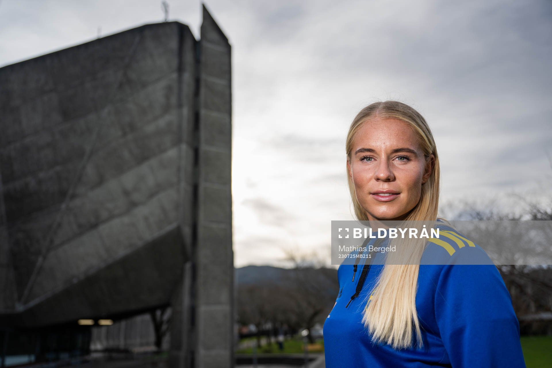 Stina Lennartsson of the Swedish women's football team