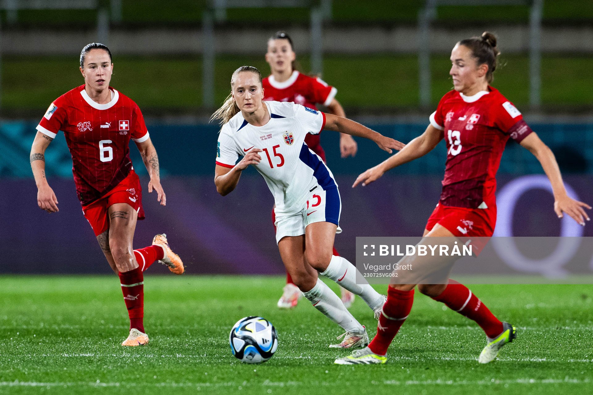 Géraldine Reuteler and Lia Wälti of Switzerland and