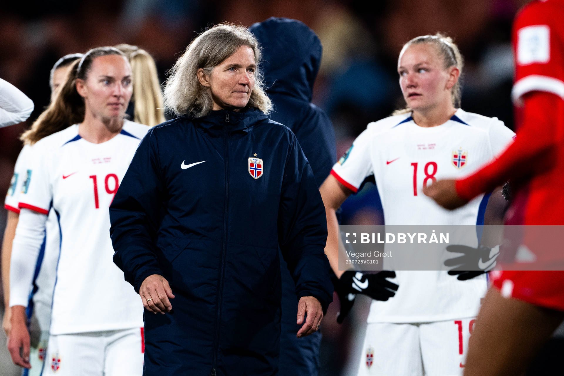 Head coach Hege Riise of Norway