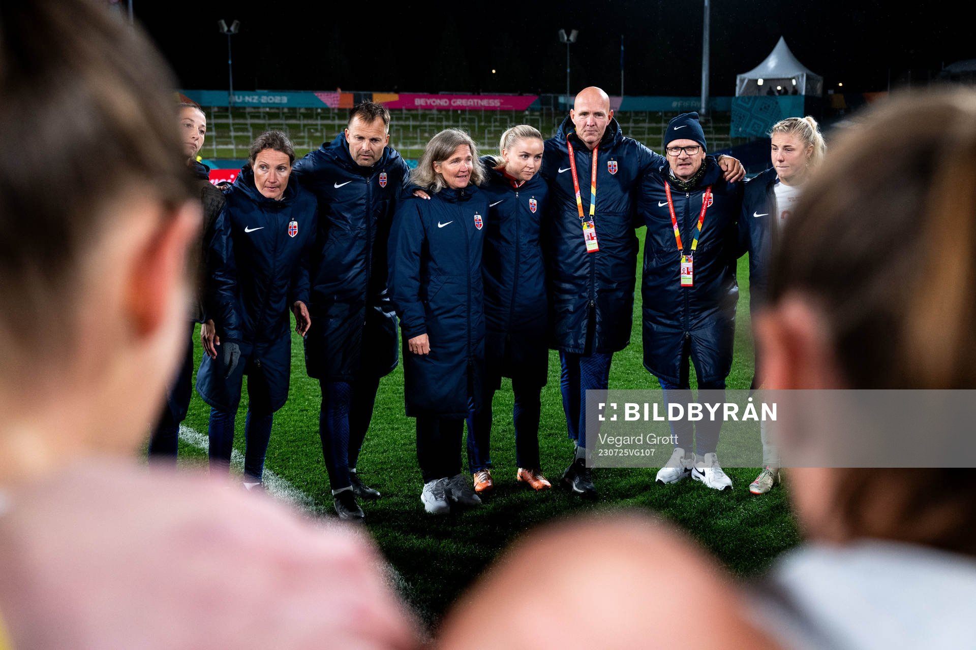 Assistant coach Ingvild Stensland, goalkeeper coach Jon