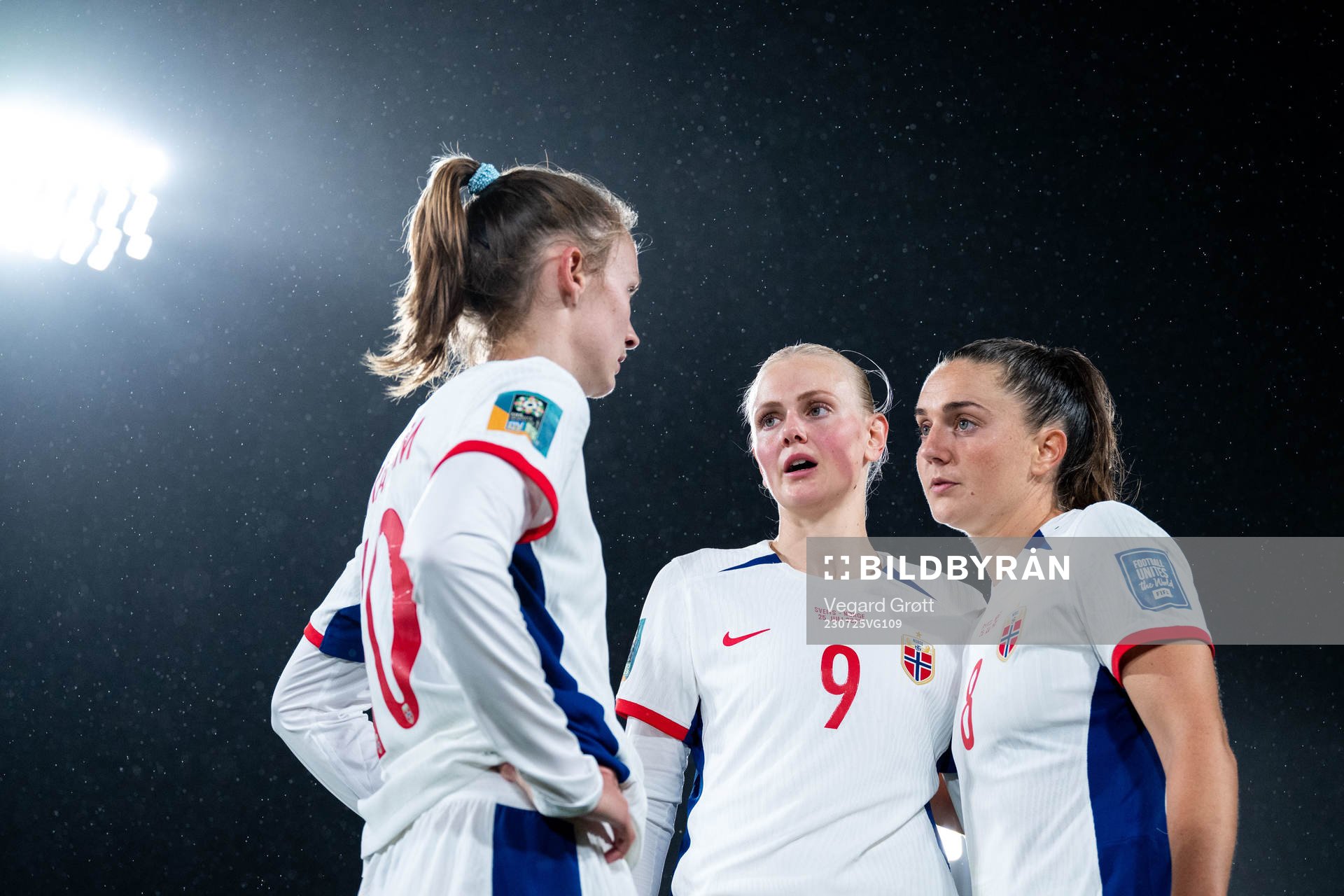 Caroline Graham Hansen, Karina Sævik and Vilde Bøe Risa
