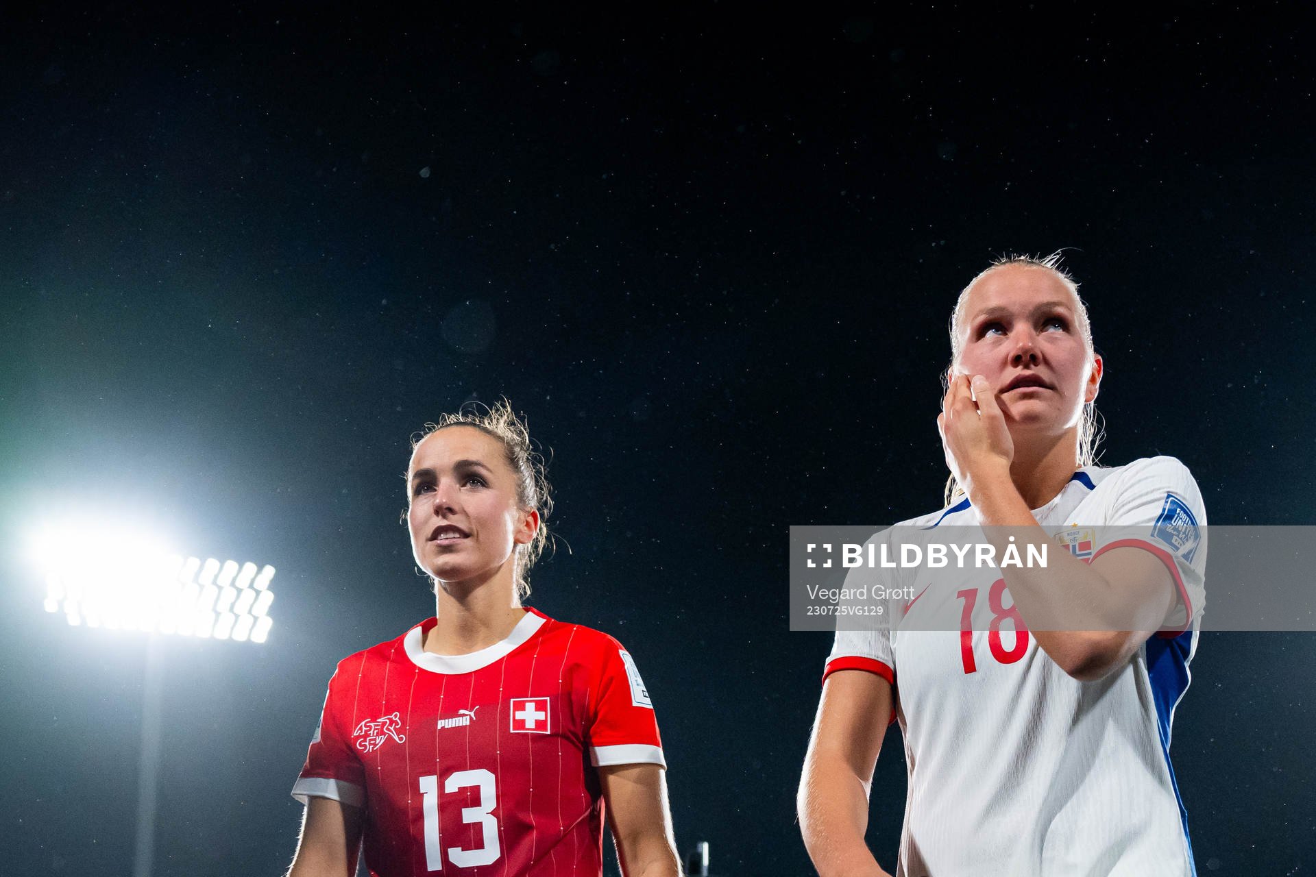 Lia Wälti of Switzerland and Frida Maanum of Norway