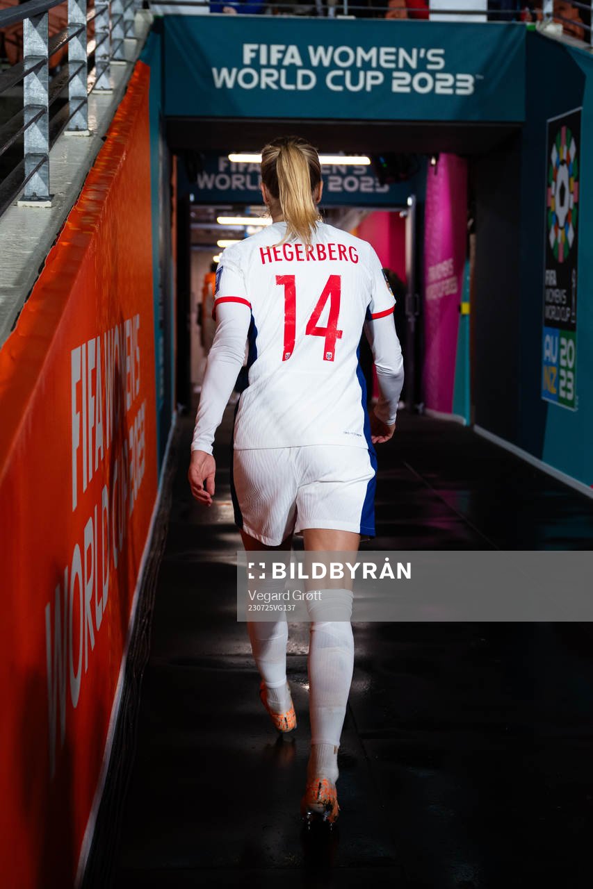 Ada Hegerberg of Norway leaves the pitch