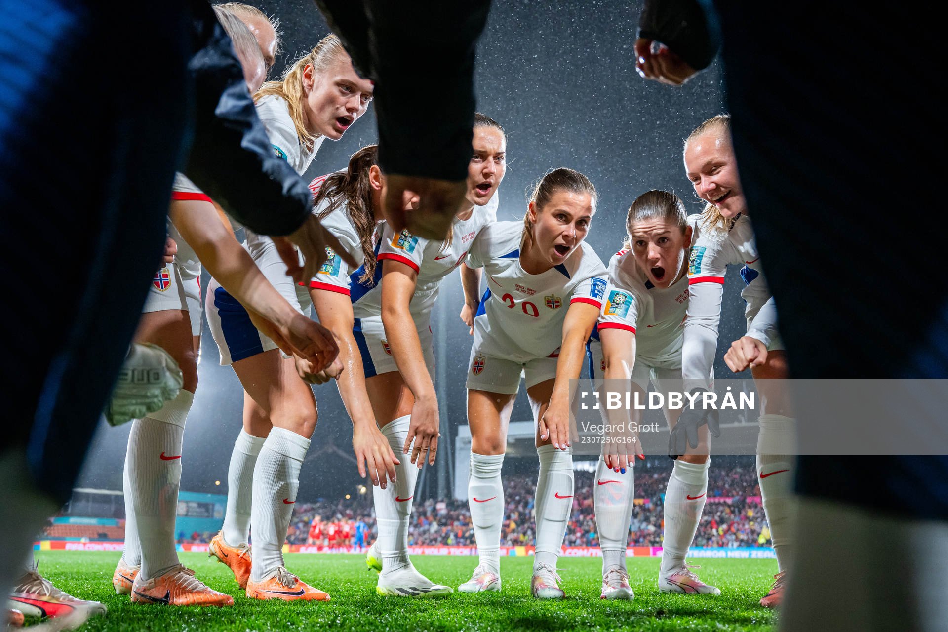 Mathilde Harviken, Emilie Bosshard Haavi, Maren Mjelde and