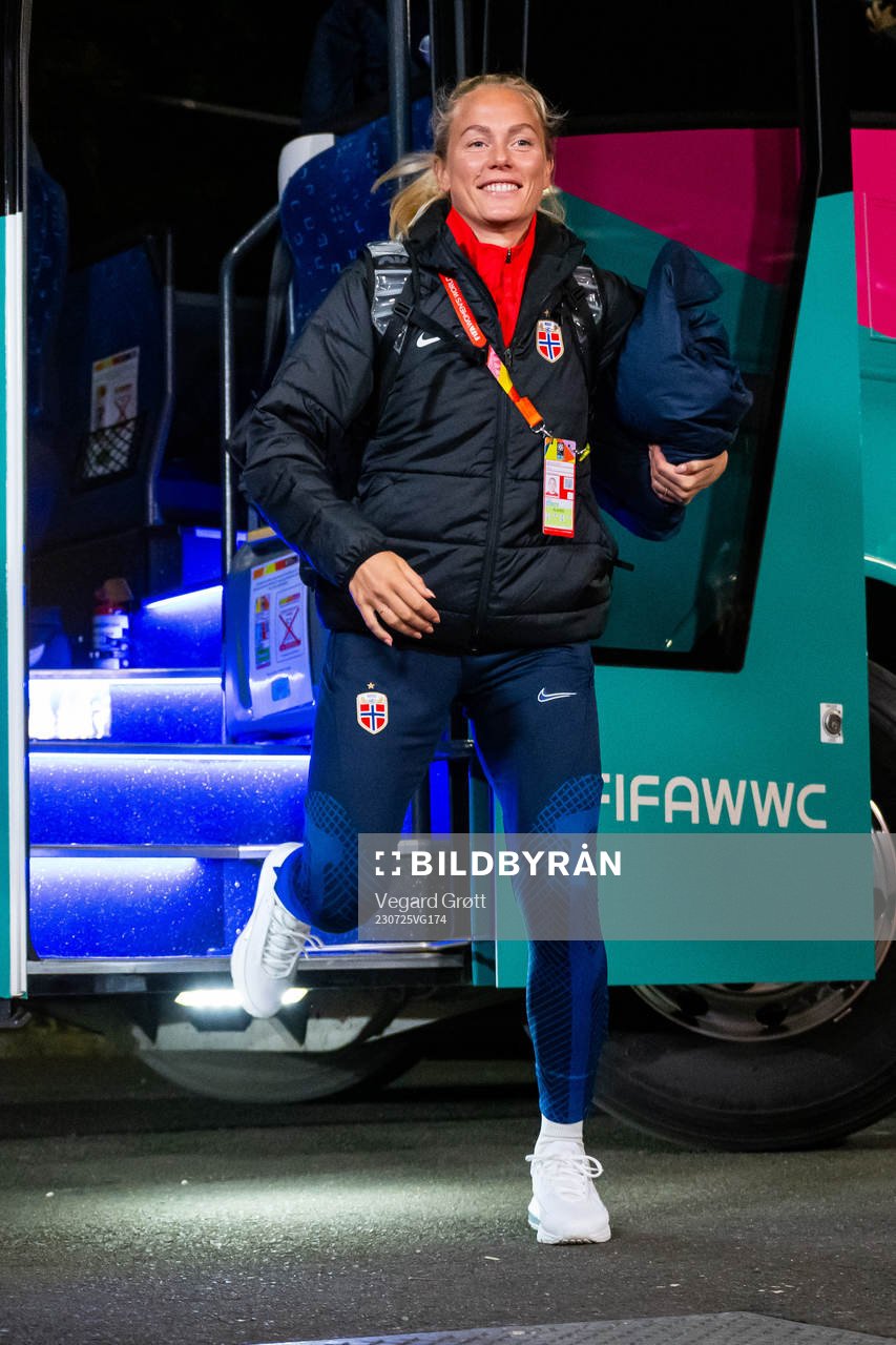 Guro Bergsvand of Norway arrives