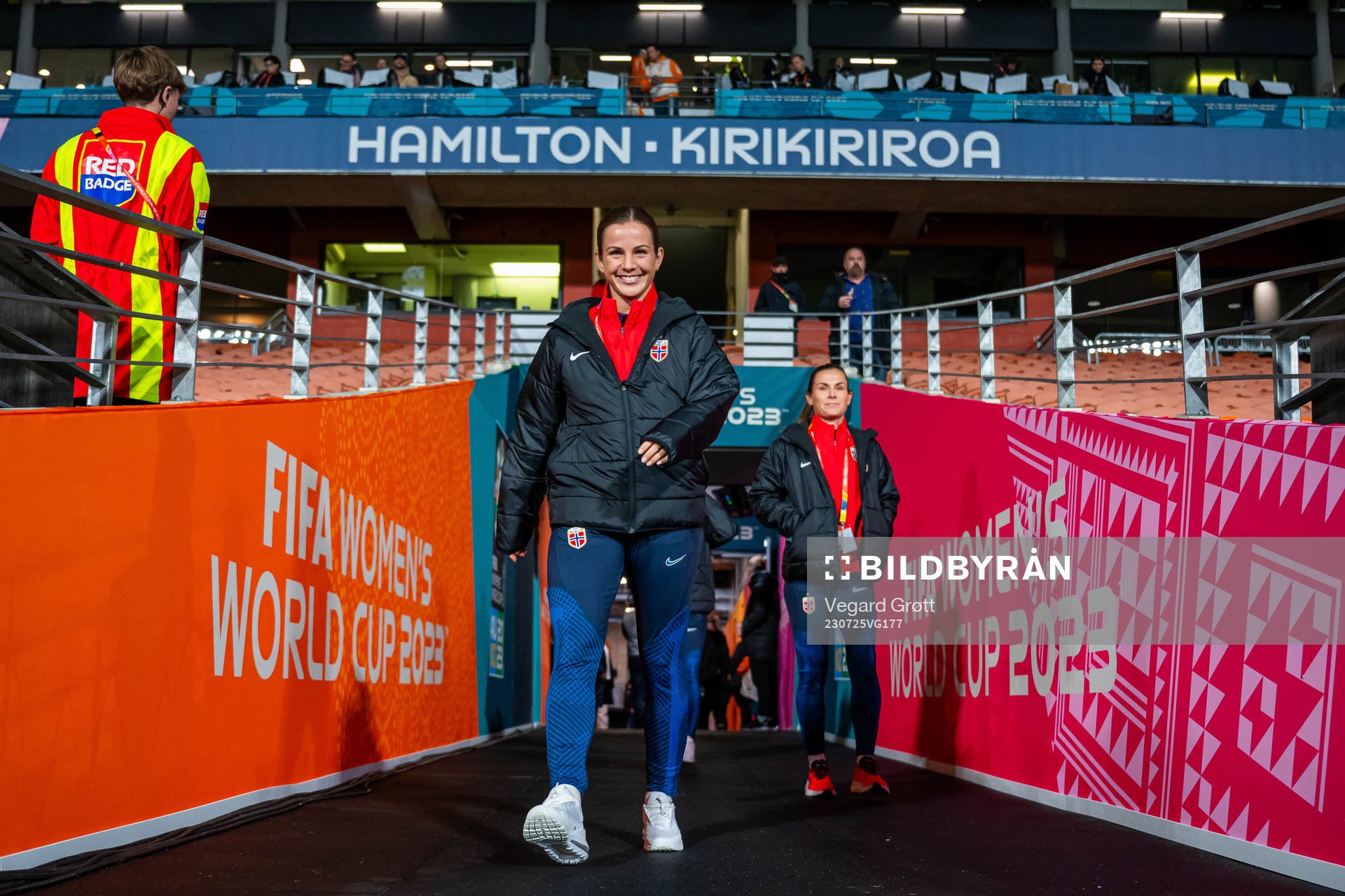 Tuva Hansen of Norway ahead of the FIFA Women's World Cup football match between Switzerland and Norway on July 25, 2023 in Hamilton.