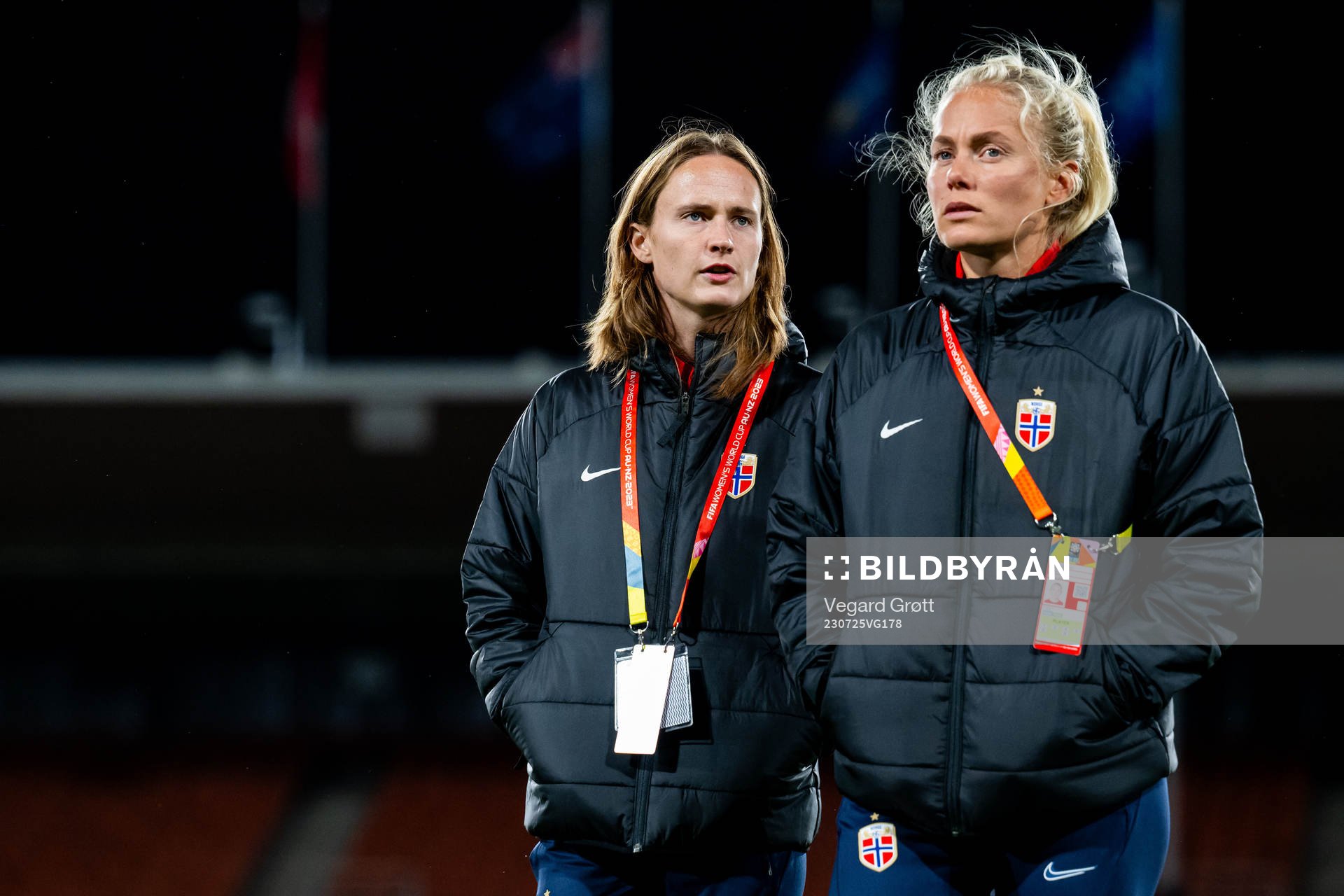 Caroline Graham Hansen and Guro Bergsvand of Norway