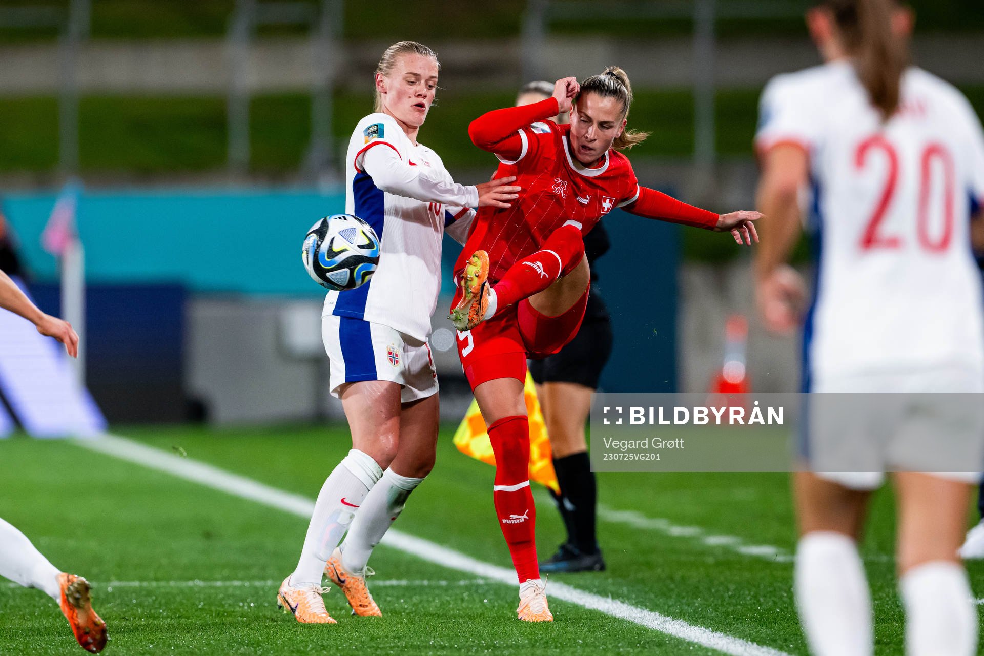 Mathilde Harviken of Norway and Ana-Maria Crnogorcevic of
