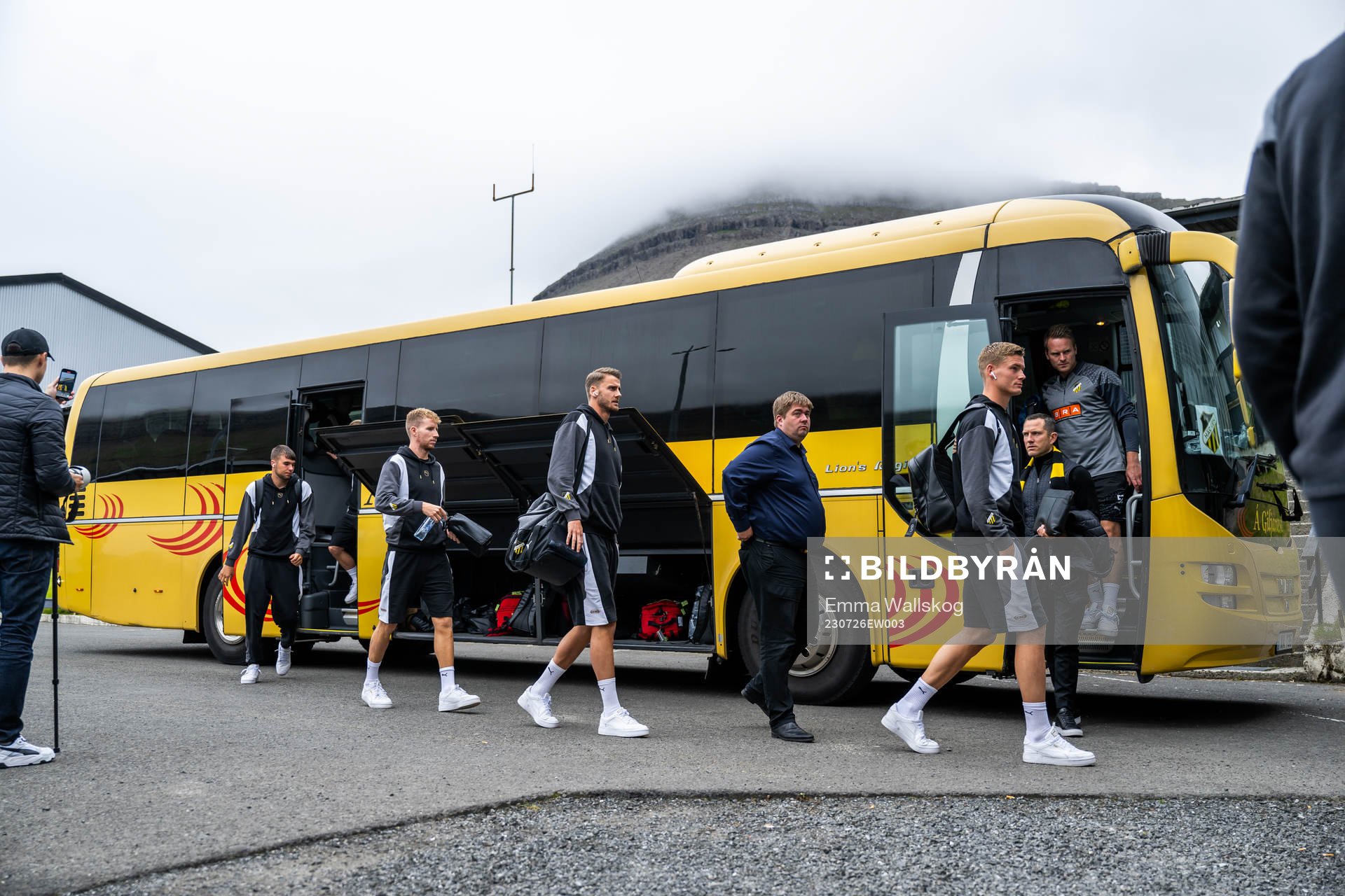 Goalkeeper Sebastian Banozic, Samuel Gustafson, Johan