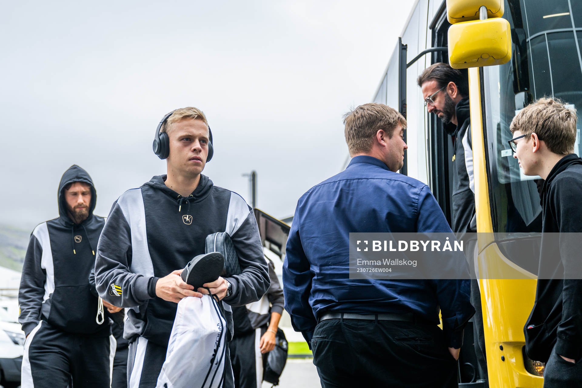 Tomas Olai Totland of BK Häcken arrives to the arena