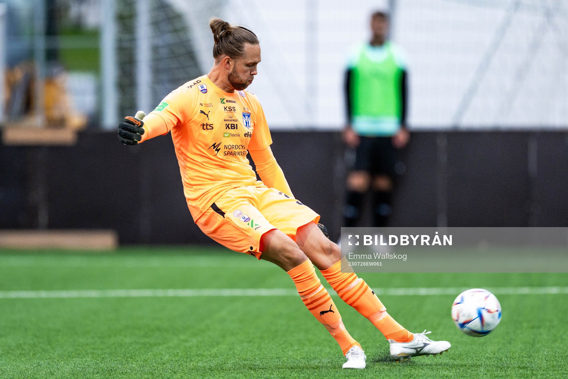 Goalkeeper Jonatan Johansson of Klaksvik