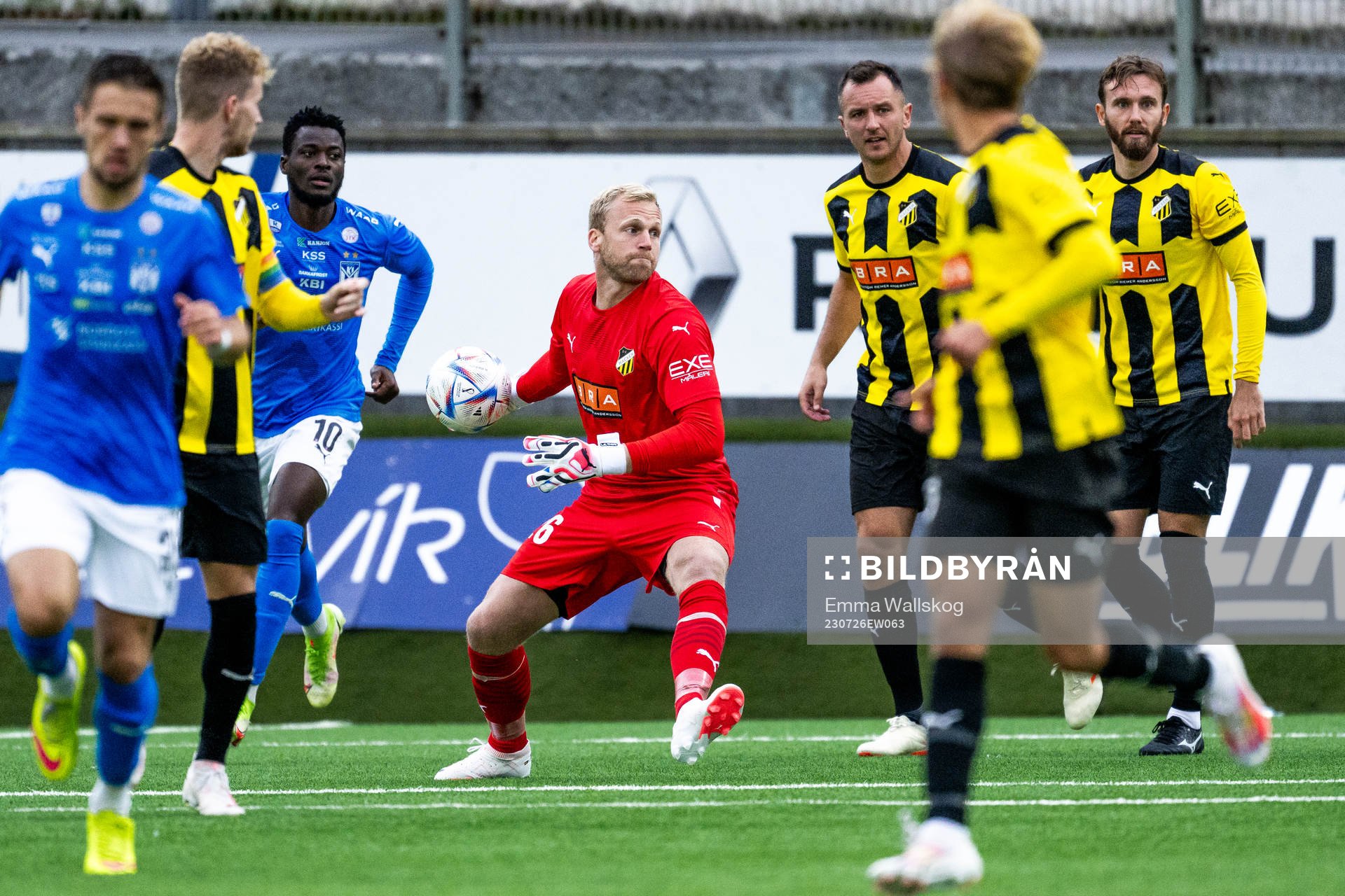 Goalkeeper Peter Abrahamsson of BK Häcken