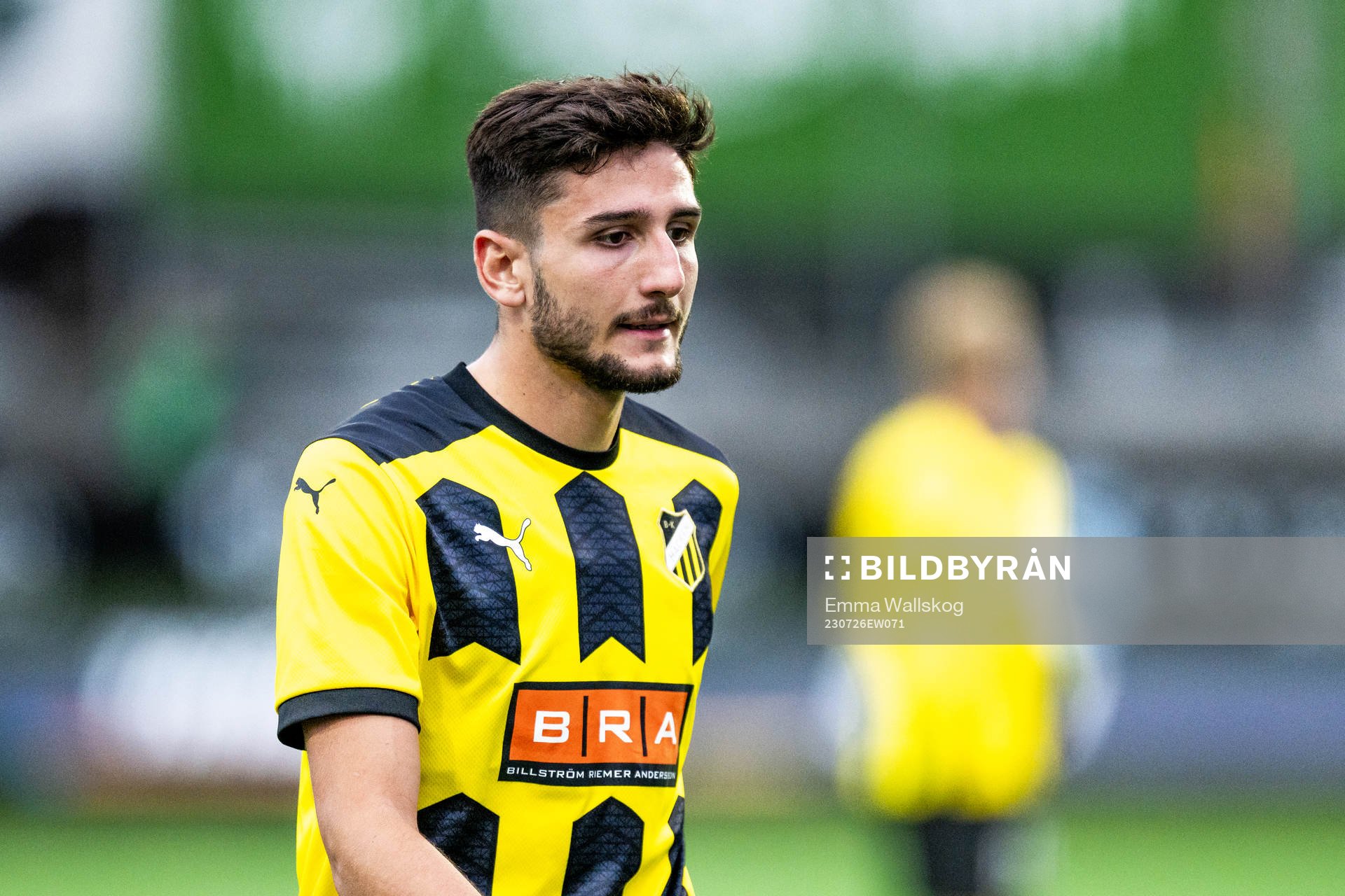 Filip Trpcevski of BK Häcken looks dejected