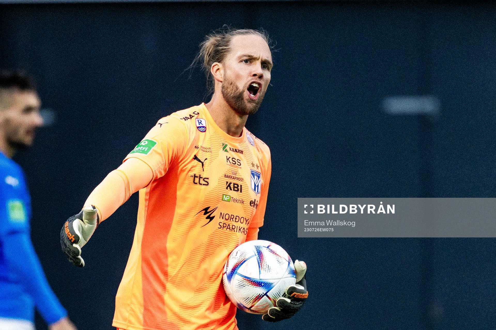 Goalkeeper Jonatan Johansson of Klaksvik