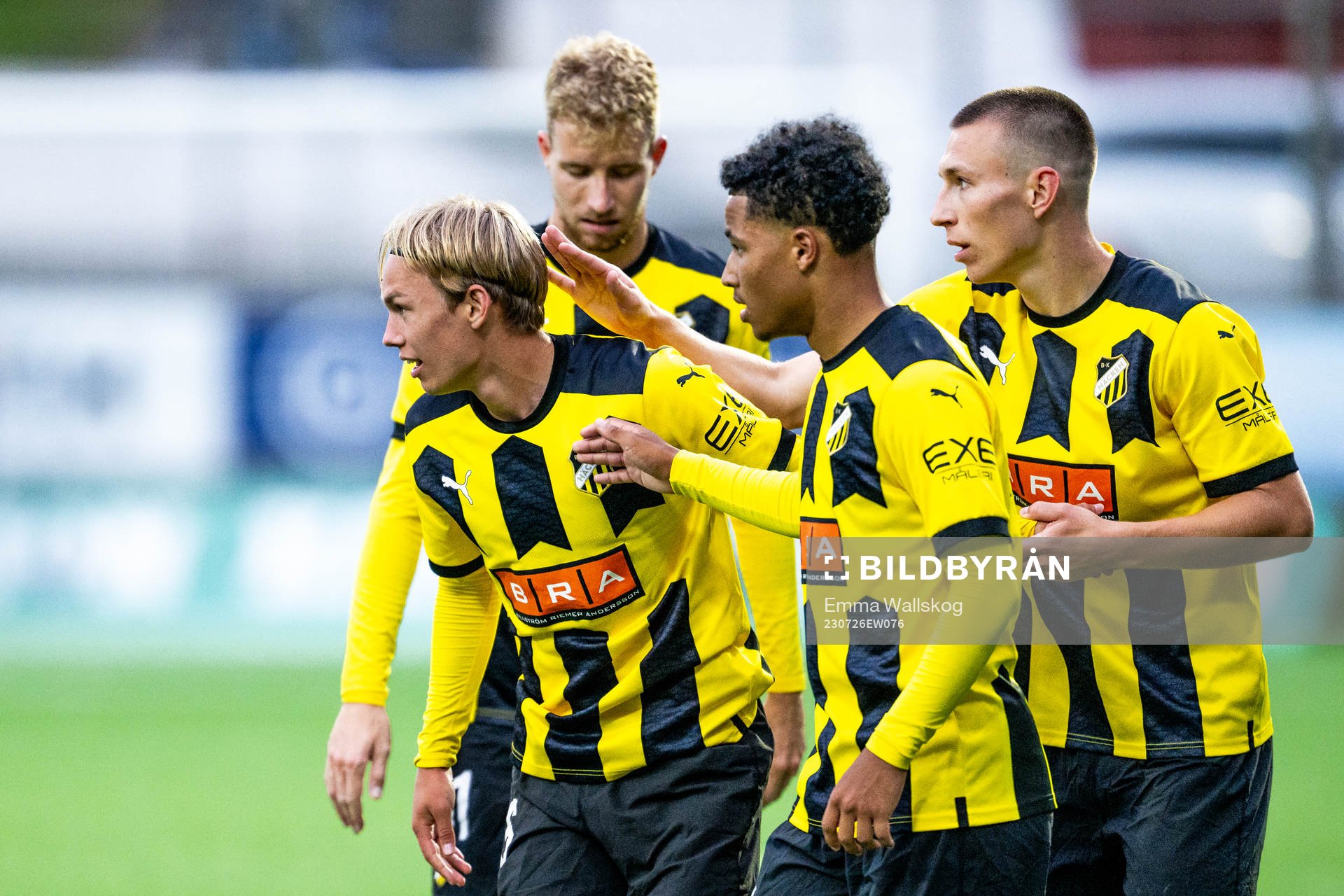 Pontus Dahbo, Samuel Gustafson, Momodou Lamin Sonko and