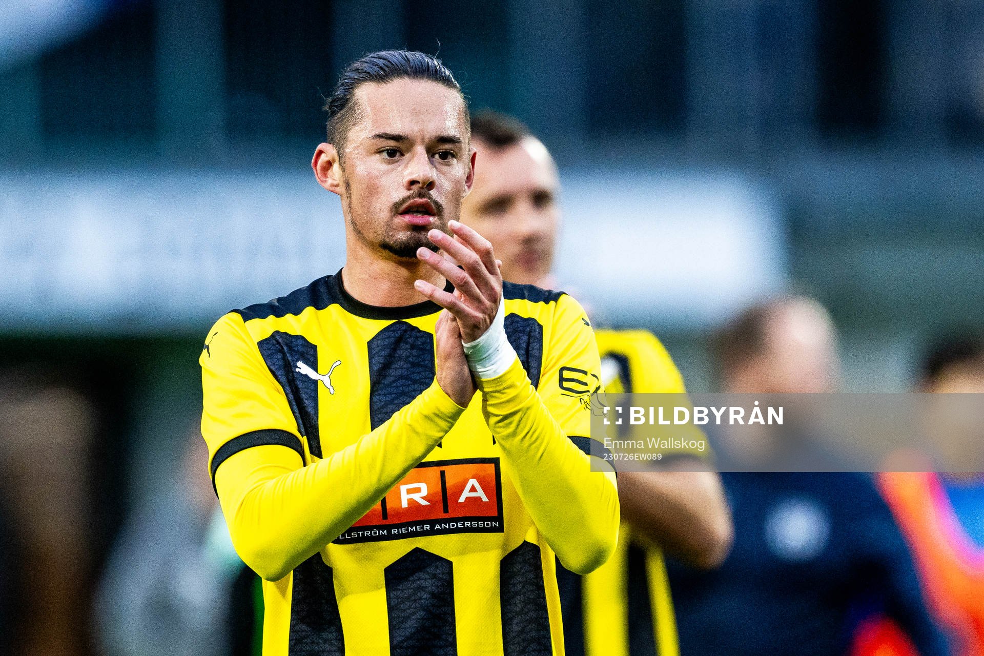 Amor Layouni of BK Häcken looks dejected